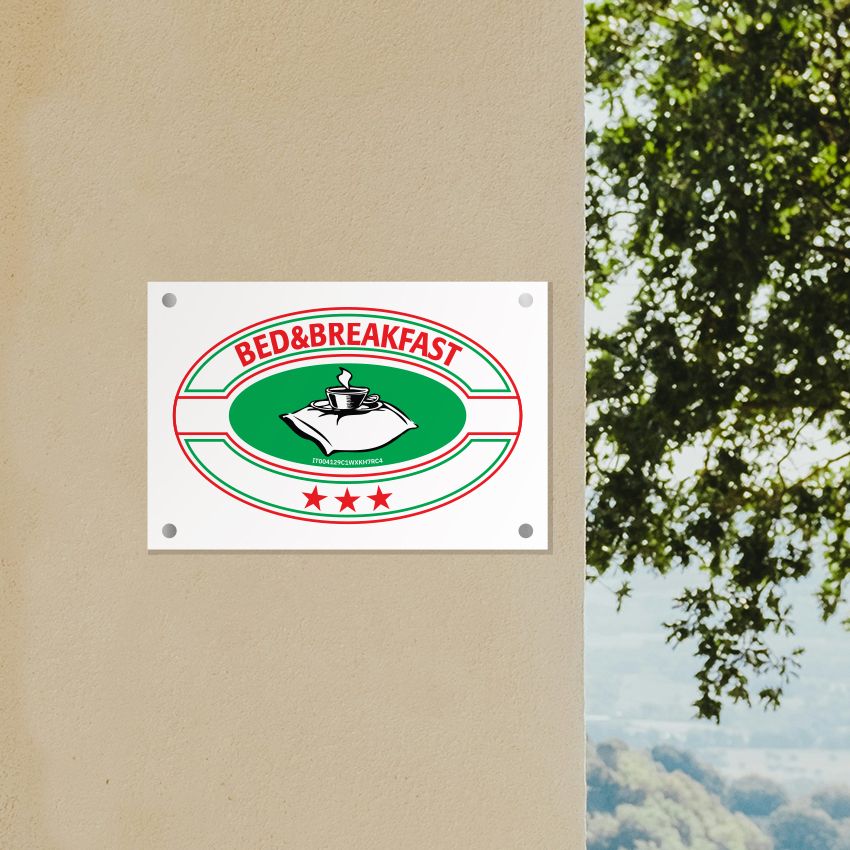 Targhe per Strutture Ricettive stampate