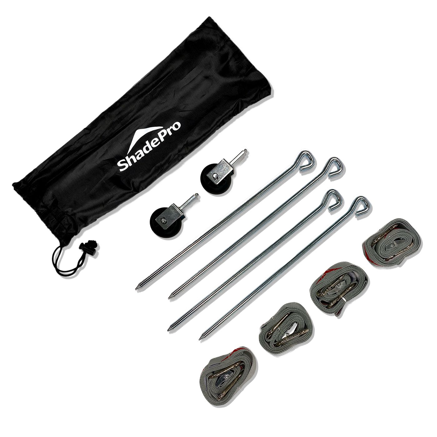 Stake and Tie rods for Gazebos Professional, Z2, Z3, Budget