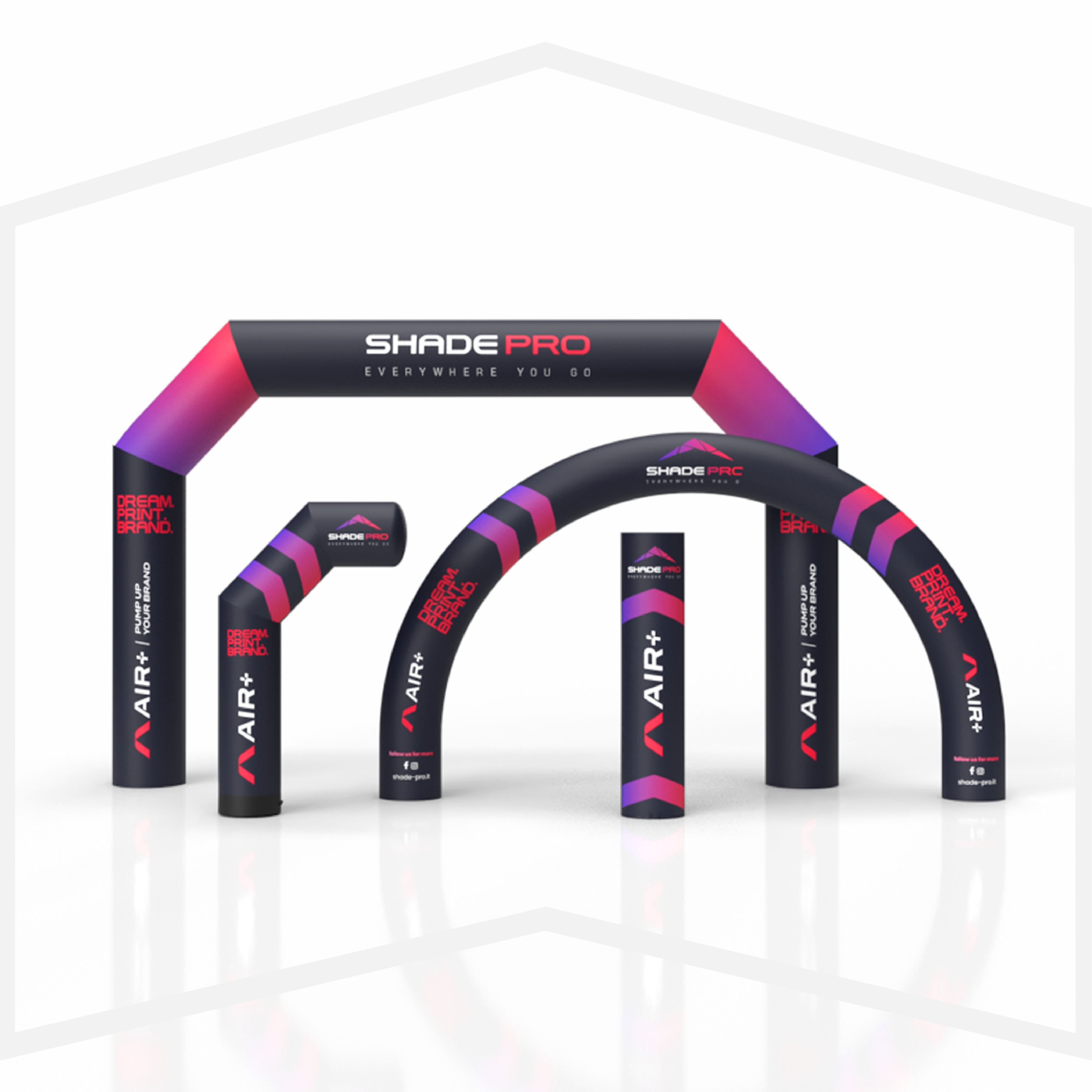 Forme gonfiabili personalizzate