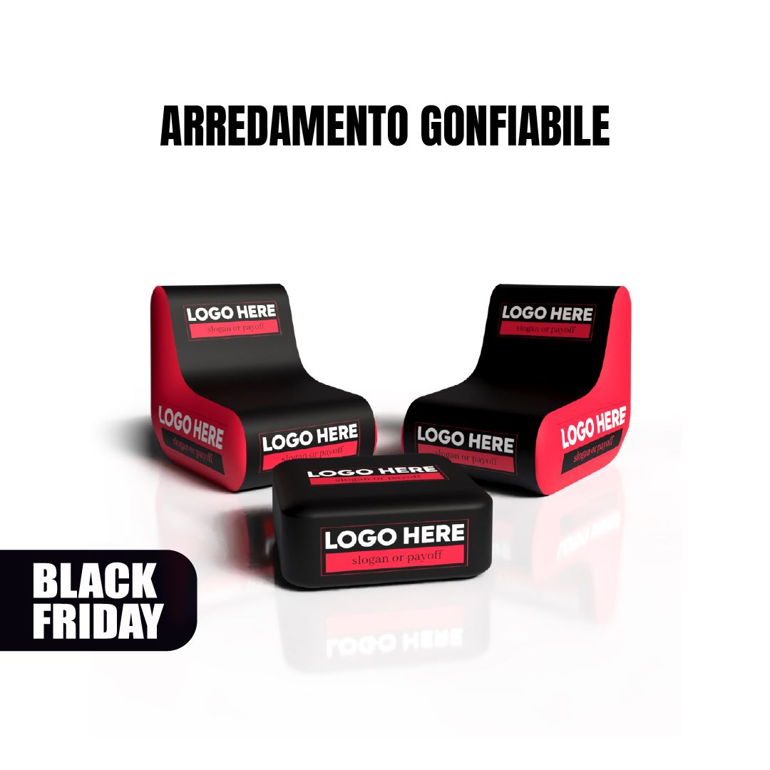 Arredamento gonfiabile AIR+ – Black Friday Edition