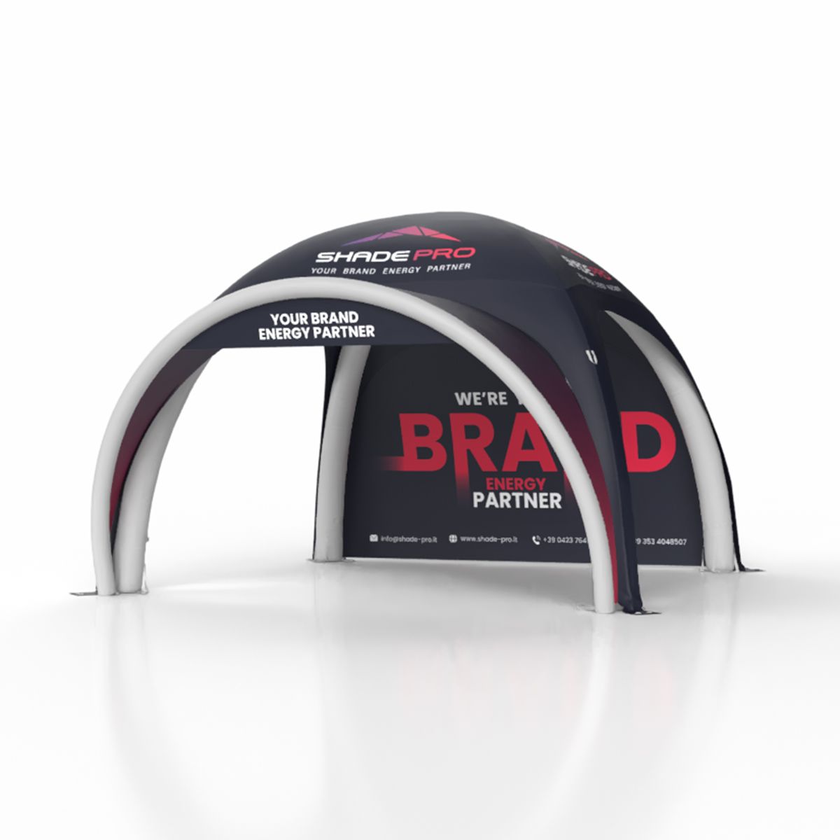 Gazebo gonfiabili personalizzati