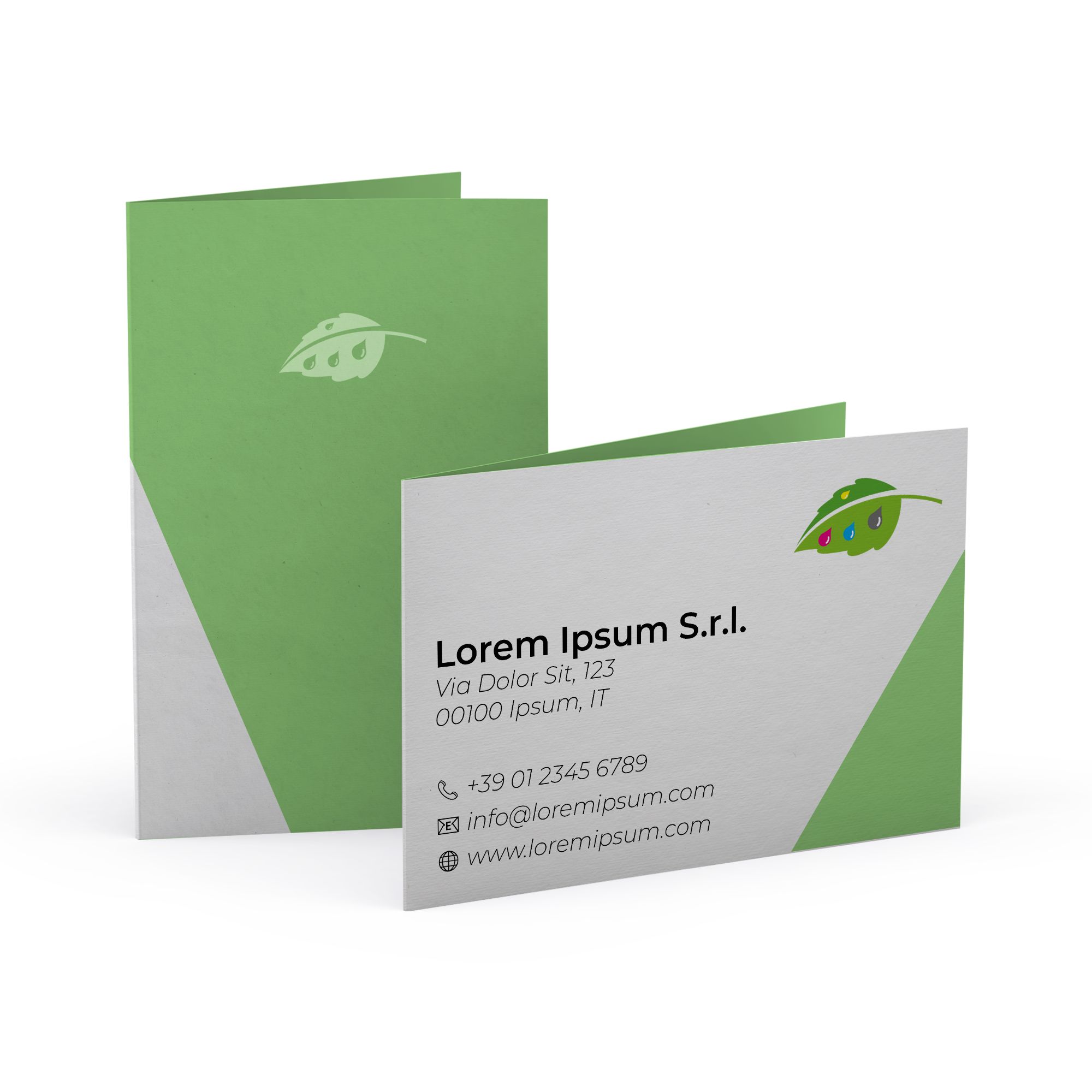 Biglietti da visita doppi classici