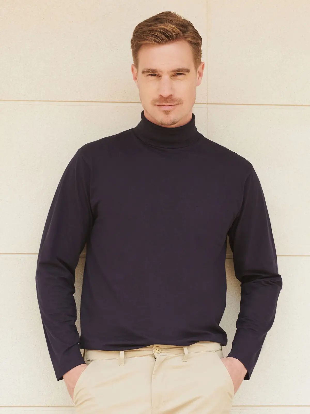 Long sleeved roll neck top - Henbury