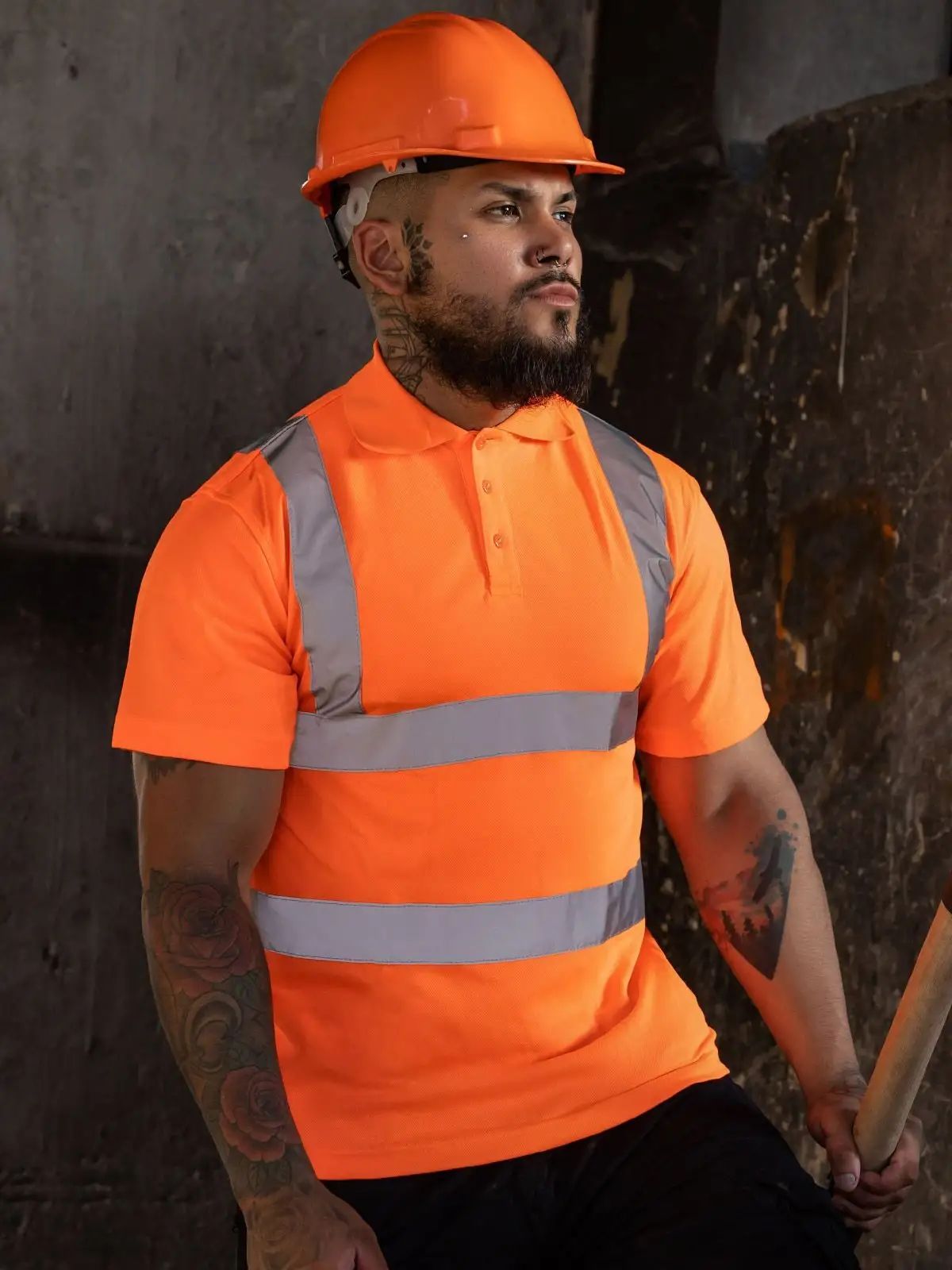 Hi-Viz Poly-Cotton Polo - Korntex