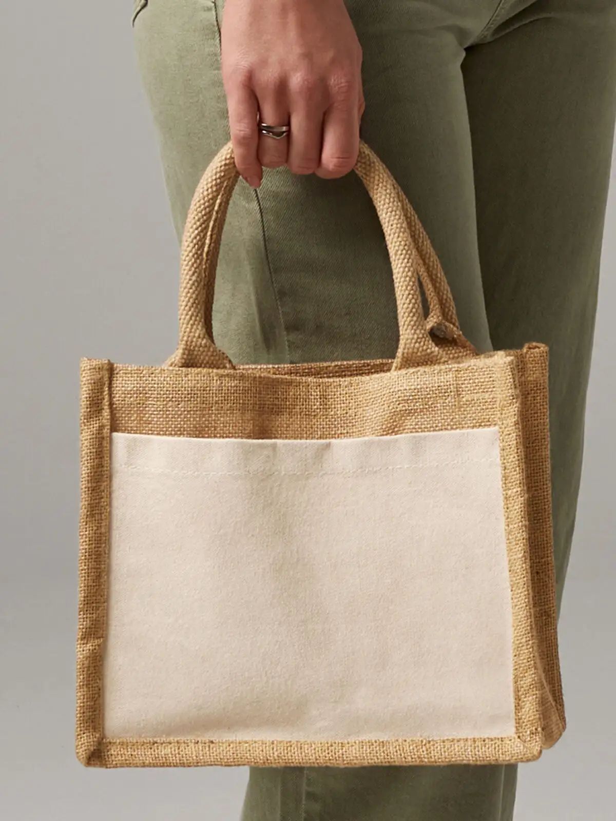 Cotton Pocket Jute Gift Bag - Westford Mill