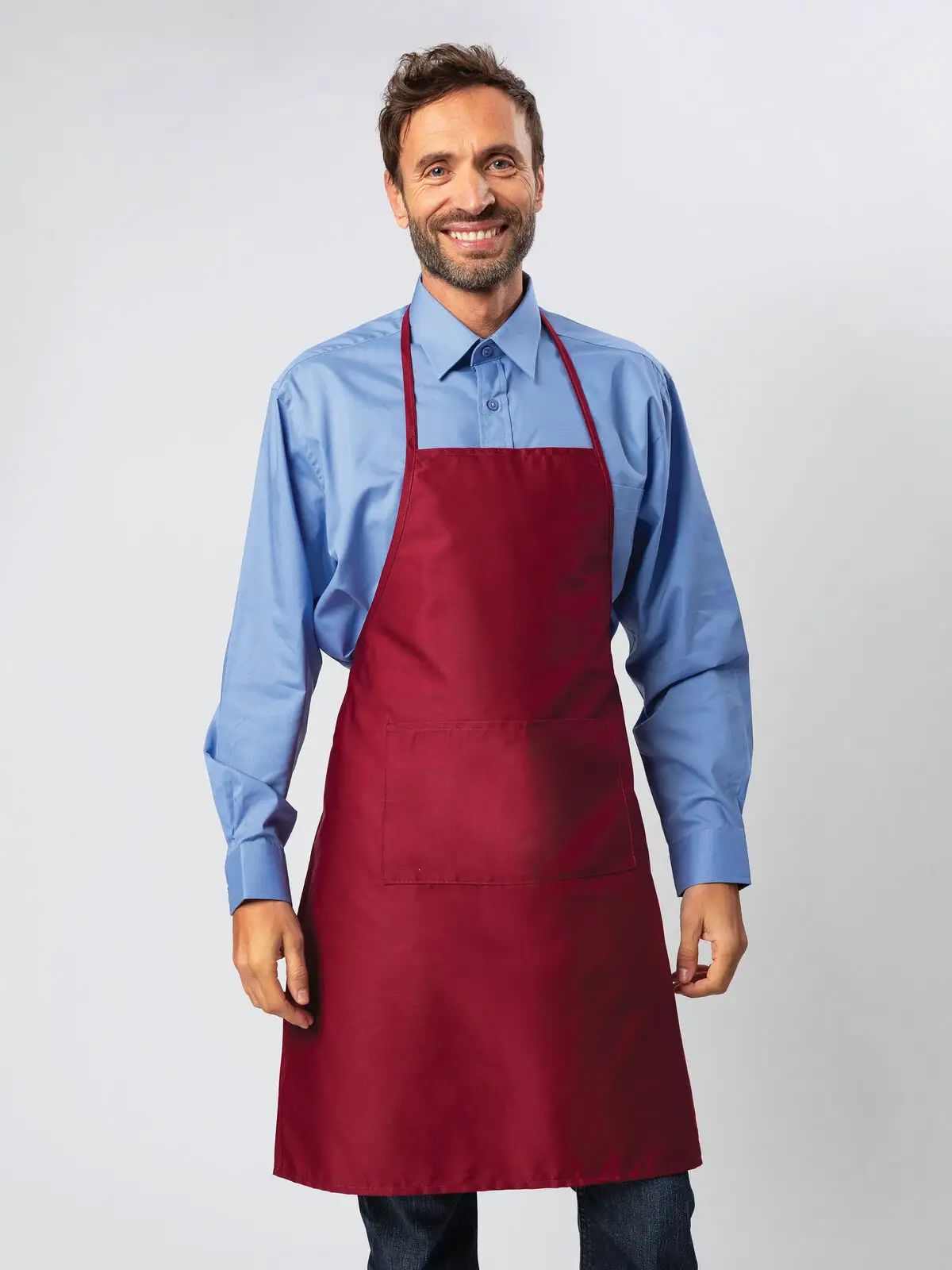 Basic Apron with Pocket - Colore Italiano