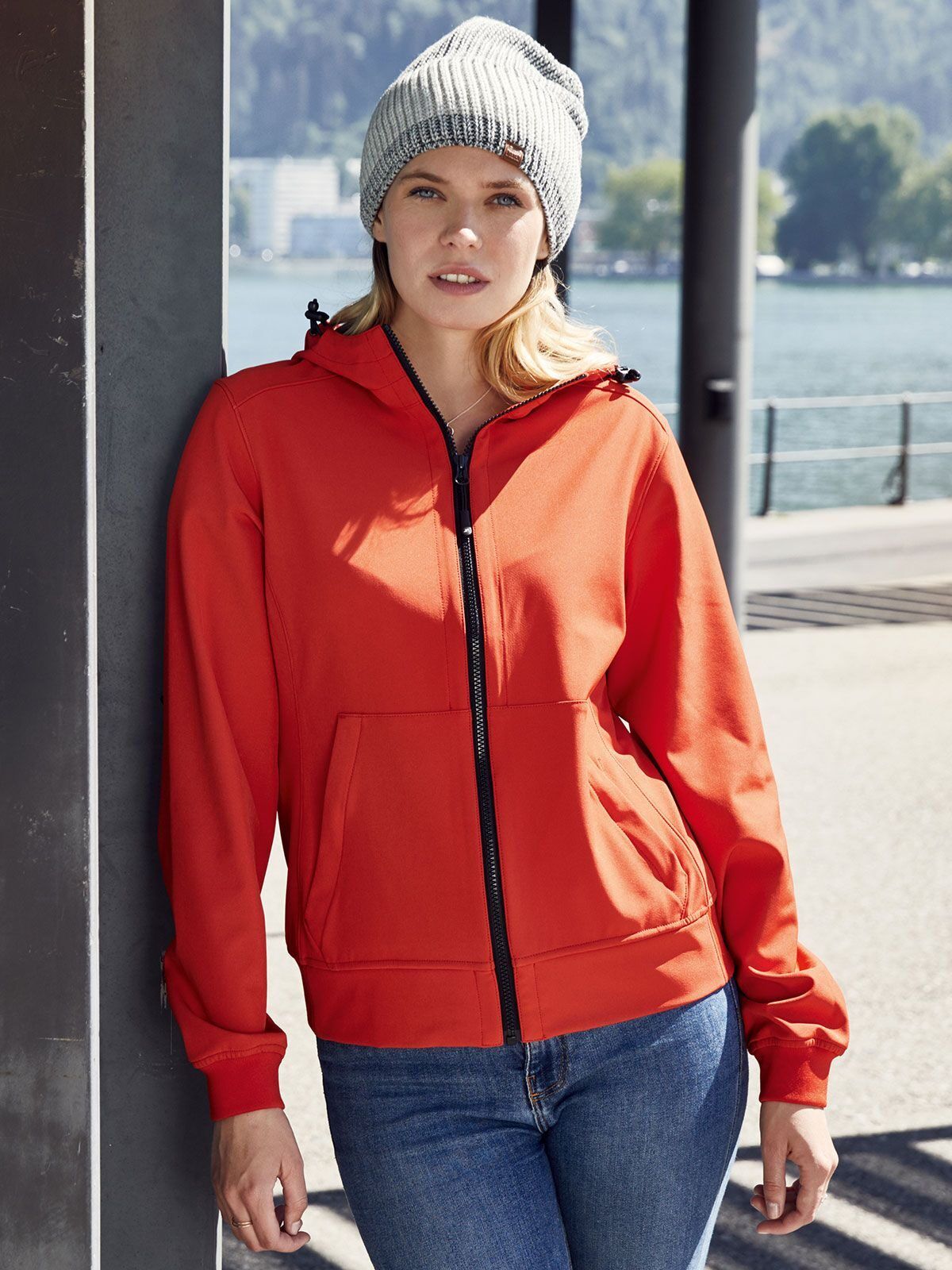 Ladies' Hooded Softshell Jacket - Daiber