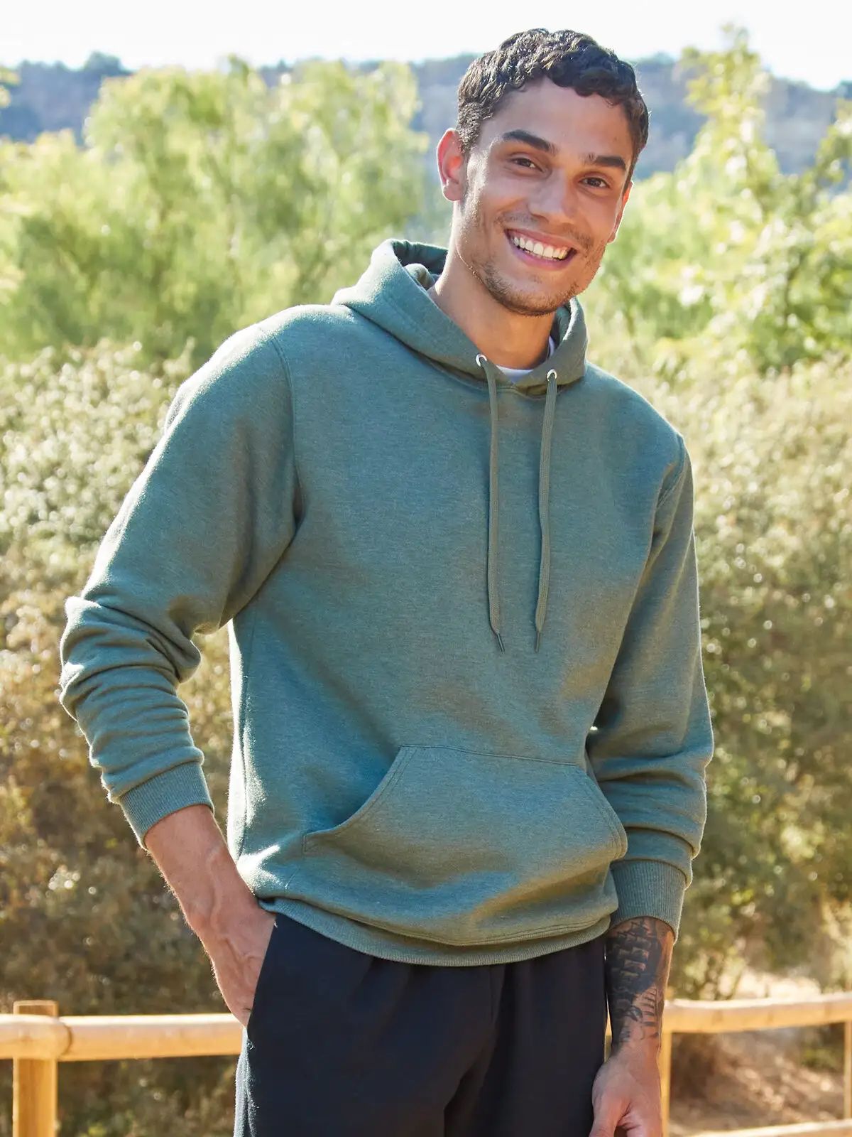 Eco Premium Blend Hooded Sweatshirt - Jerzees