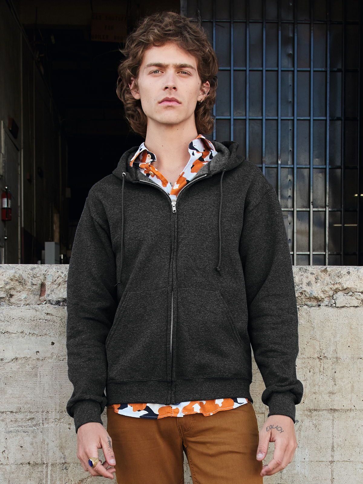 NuBlend Full-Zip Hooded Sweatshirt - Jerzees