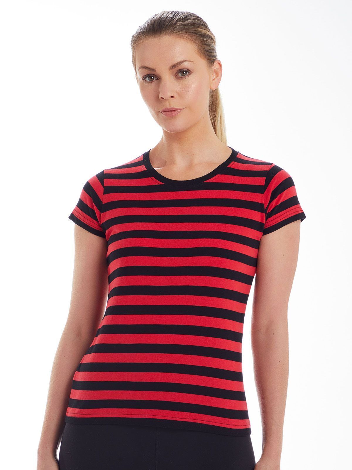 Women's Stripy T - Mantis