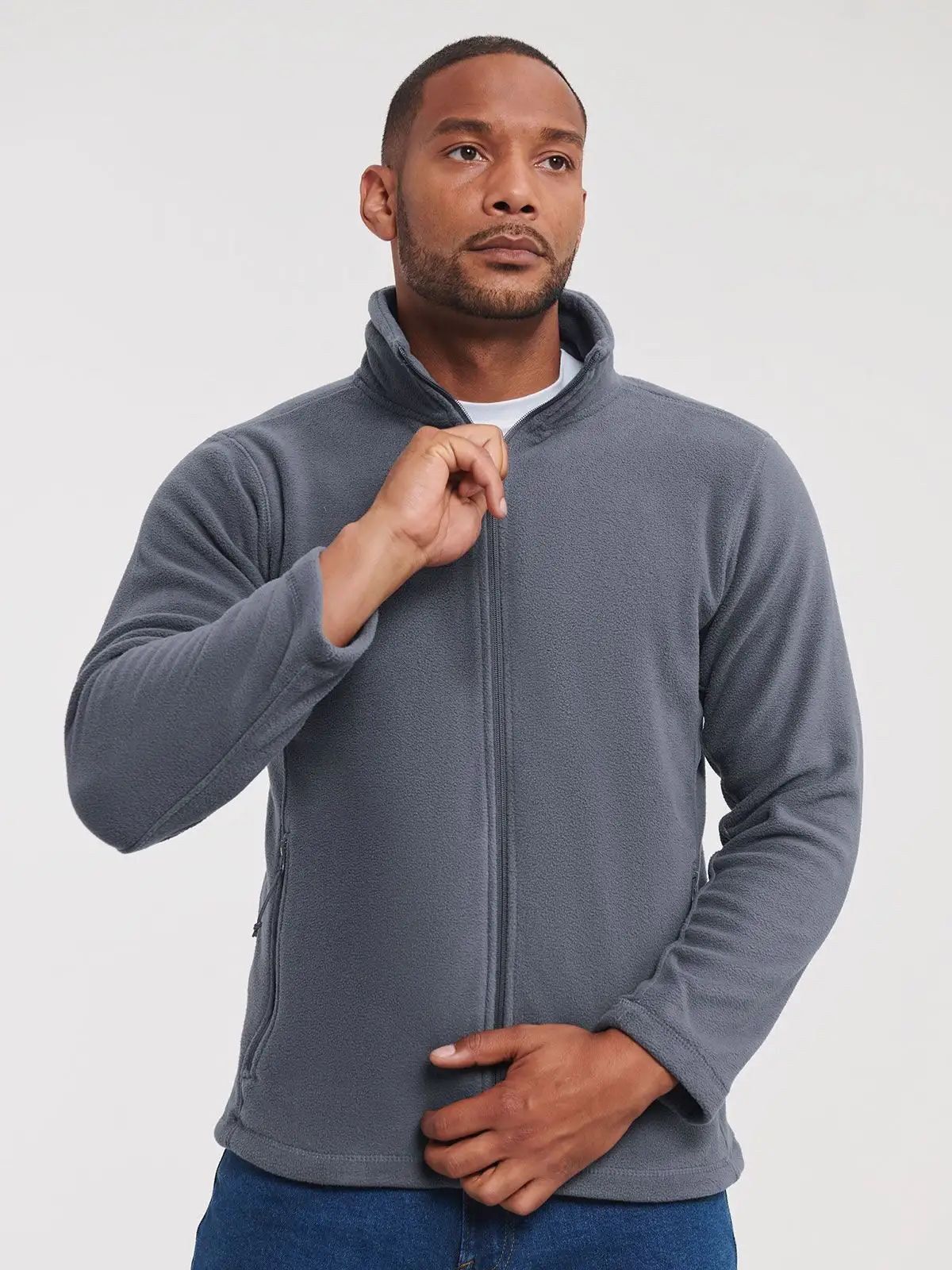 Men's Full Zip Outdoor Fleece - Russell