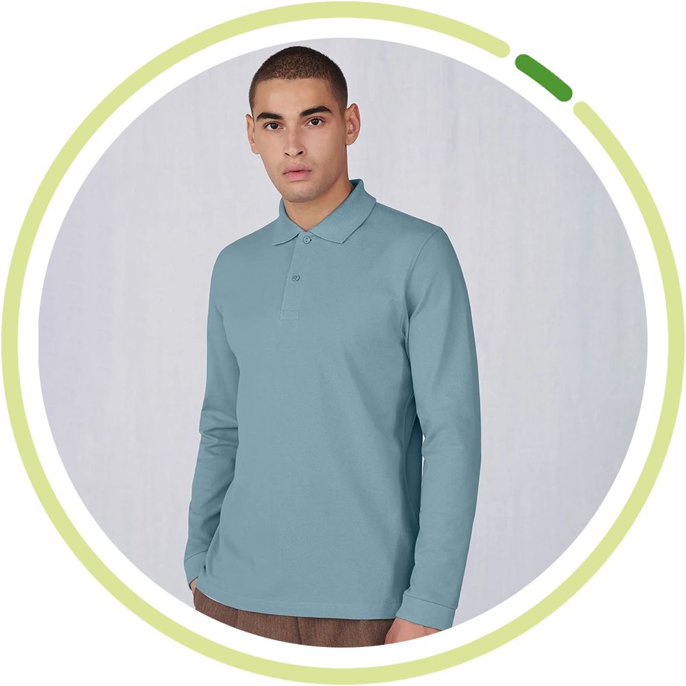 Polo maniche lunghe uomo