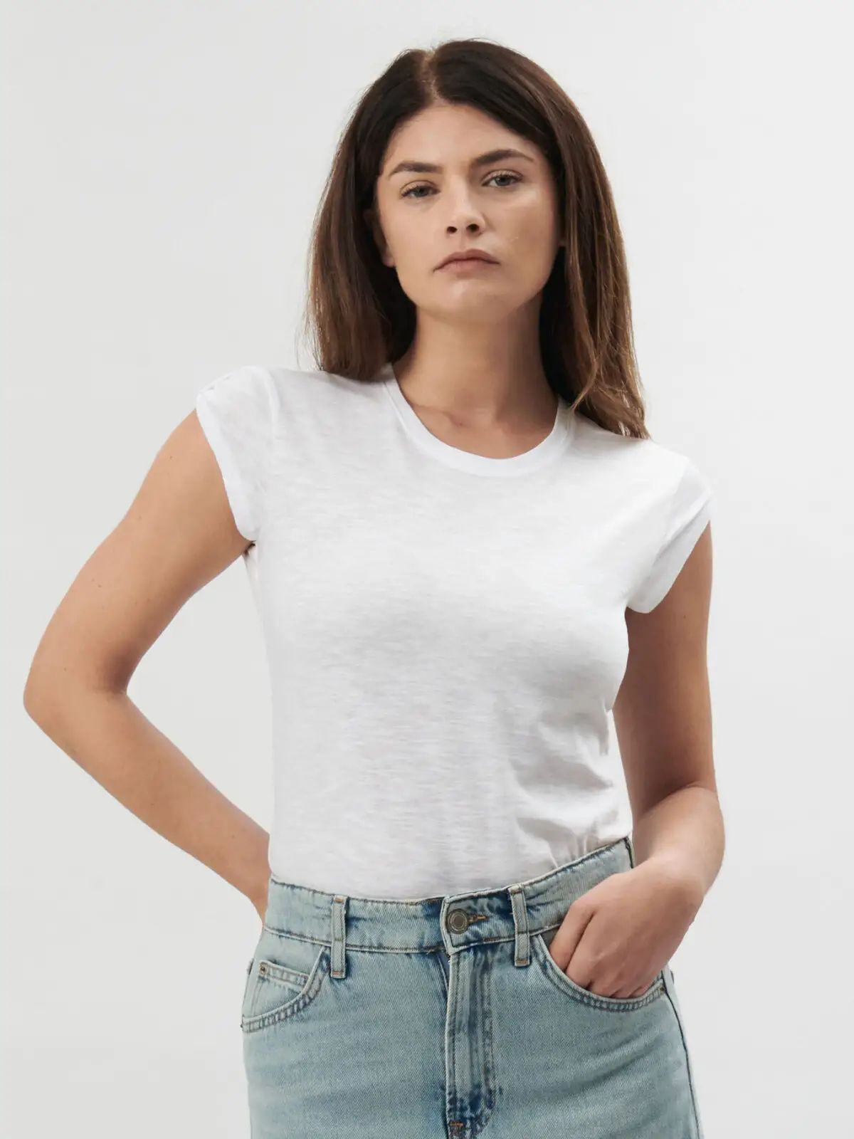 T-shirt Slub Donna - Black Spider