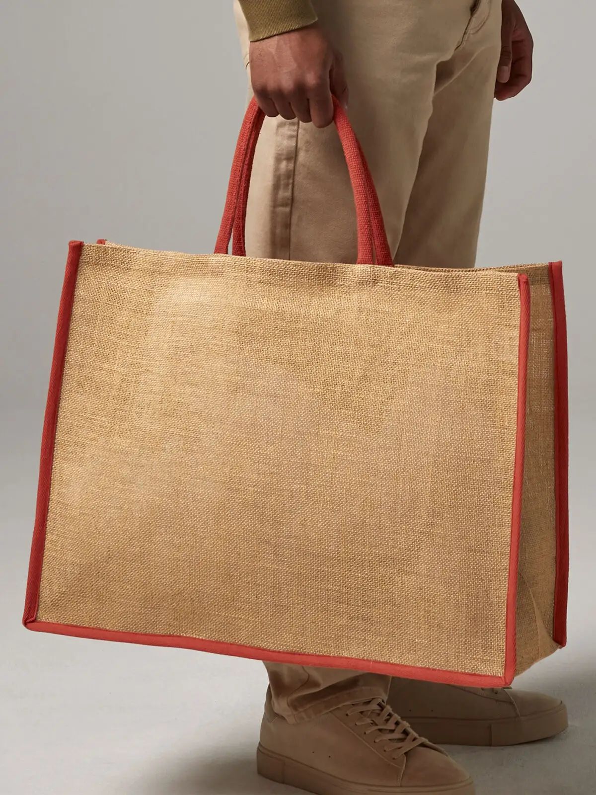 Natural Starched Jute Market Shopper - Westford Mill