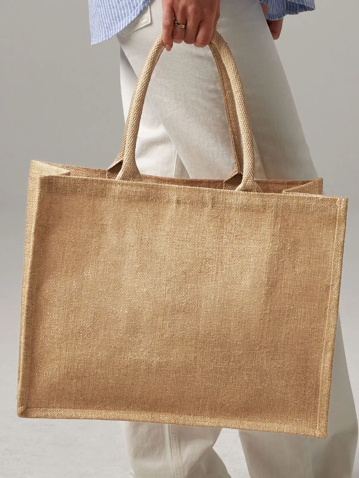 Shimmer Jute Shopper - Westford Mill