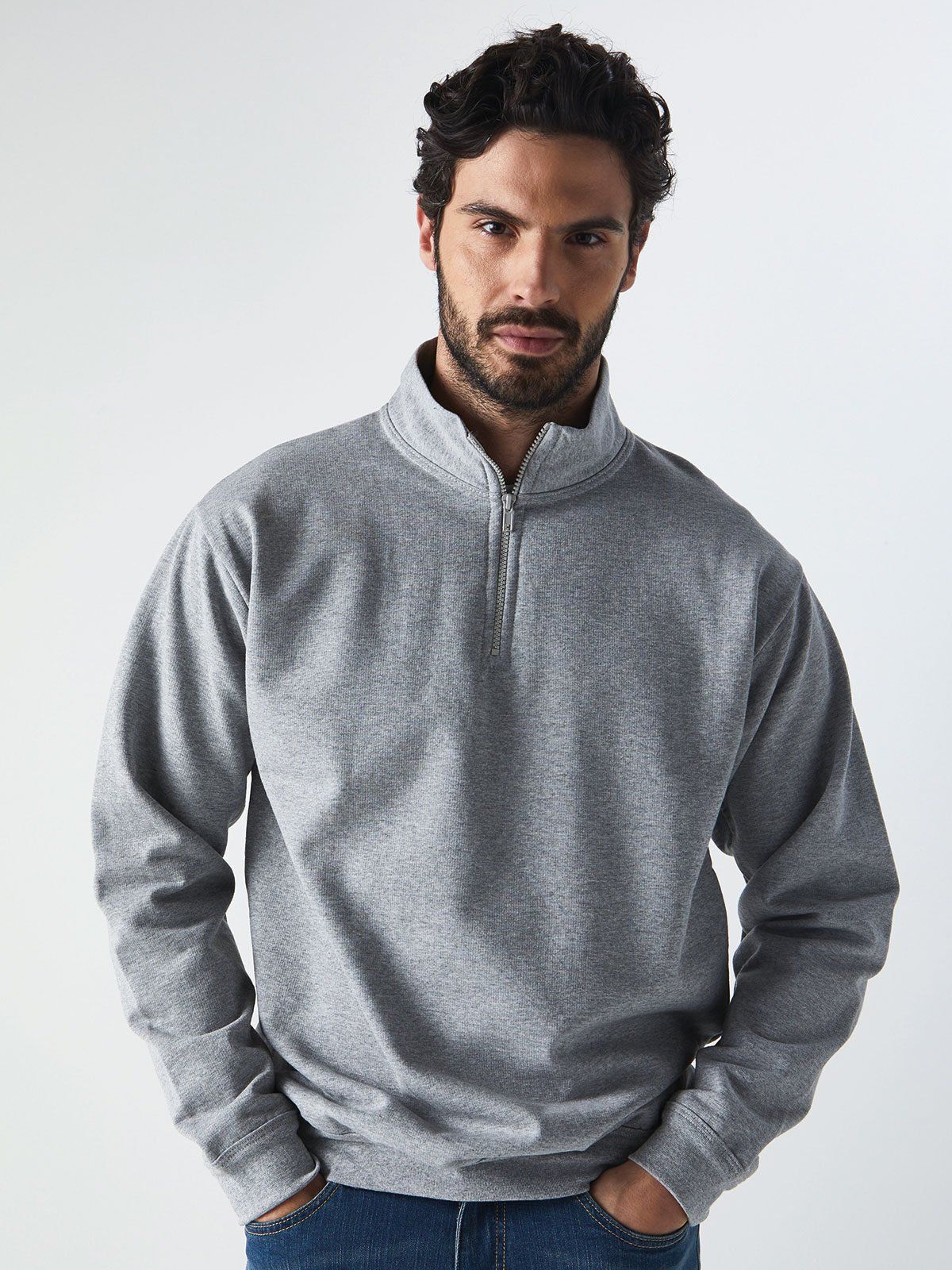 Zip Neck Sweat - Colore Italiano