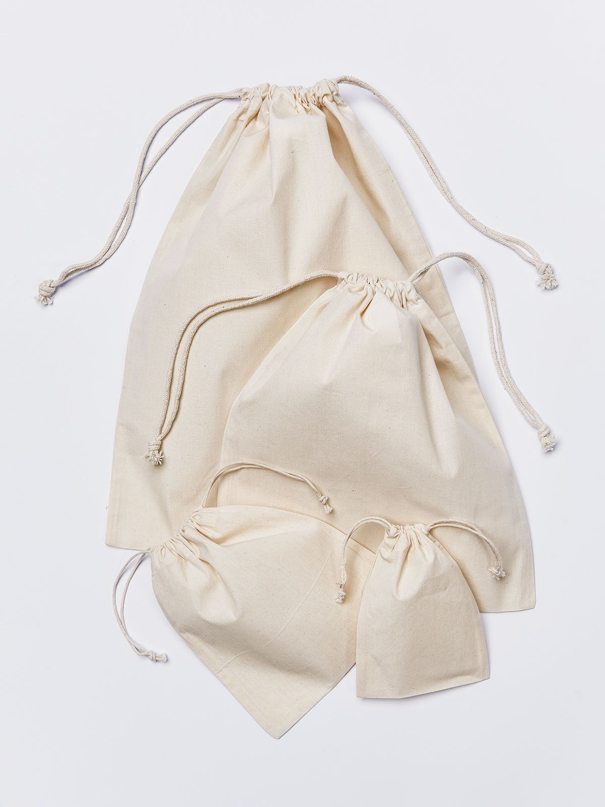 Sacchetto in cotone organico L - Black Spider