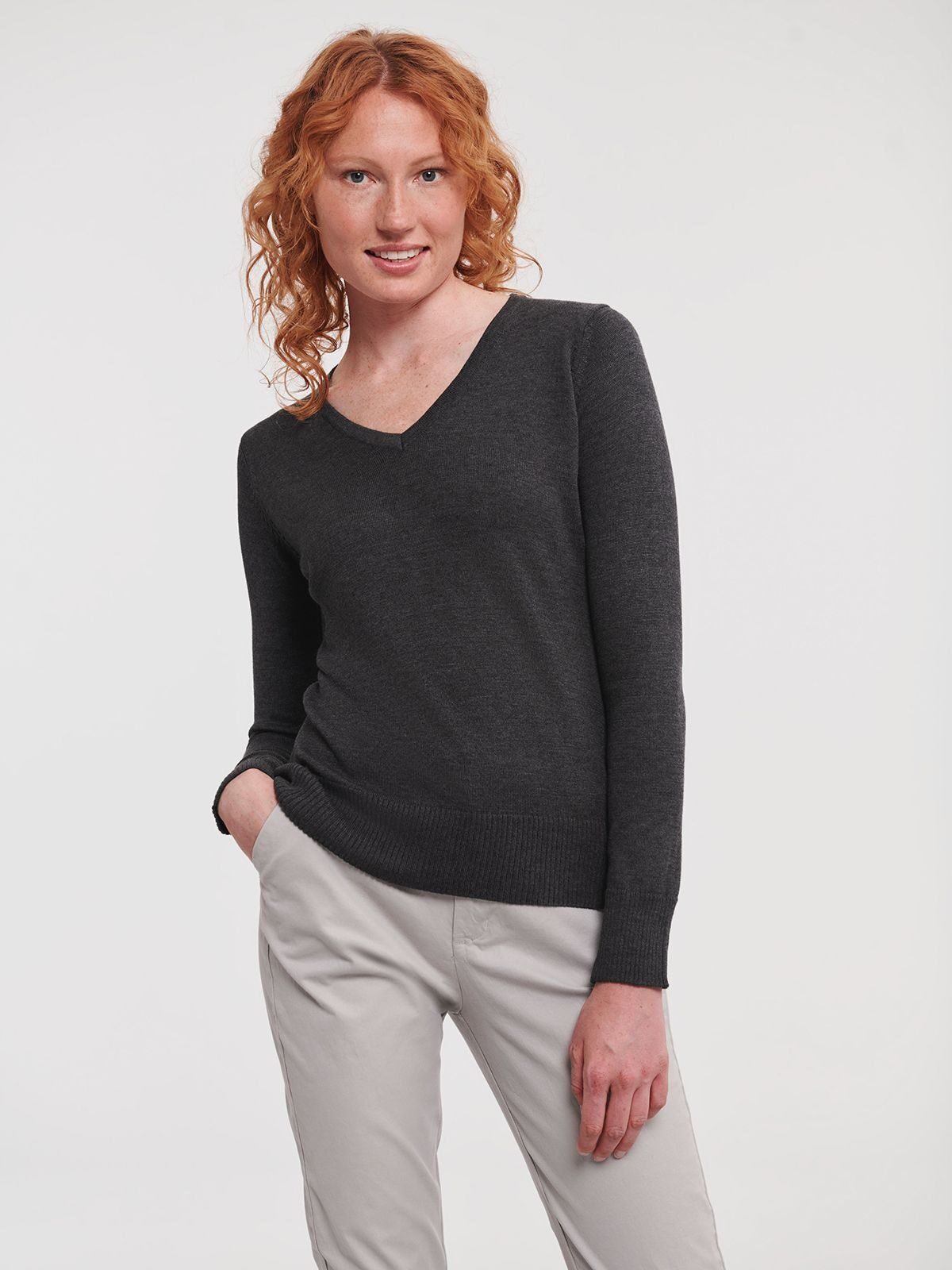 Maglione donna scollo a V - Russell