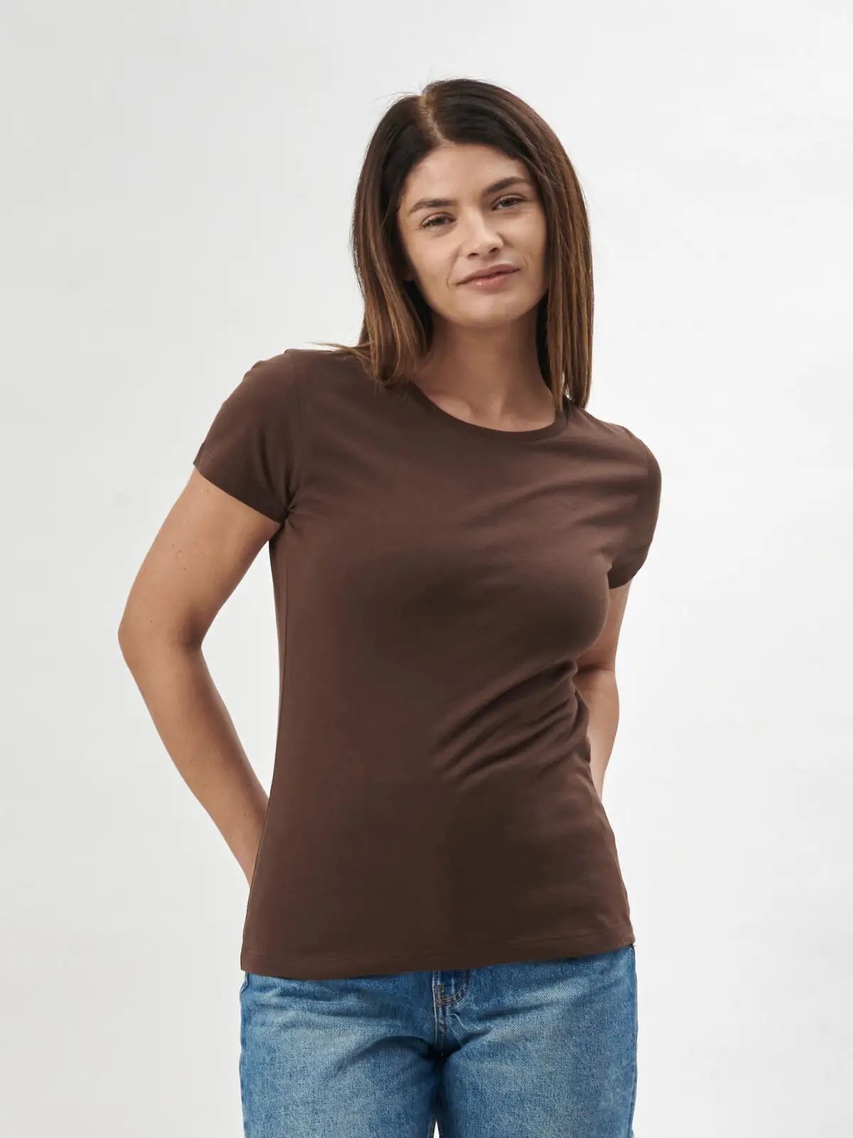 Moon Organic T-shirt Women - Black Spider