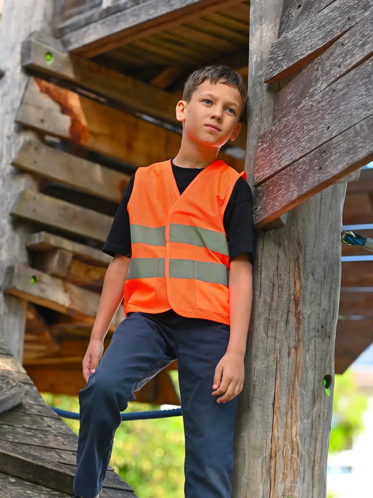 Mesh Safety Vest for Children „Korfu“ - Korntex
