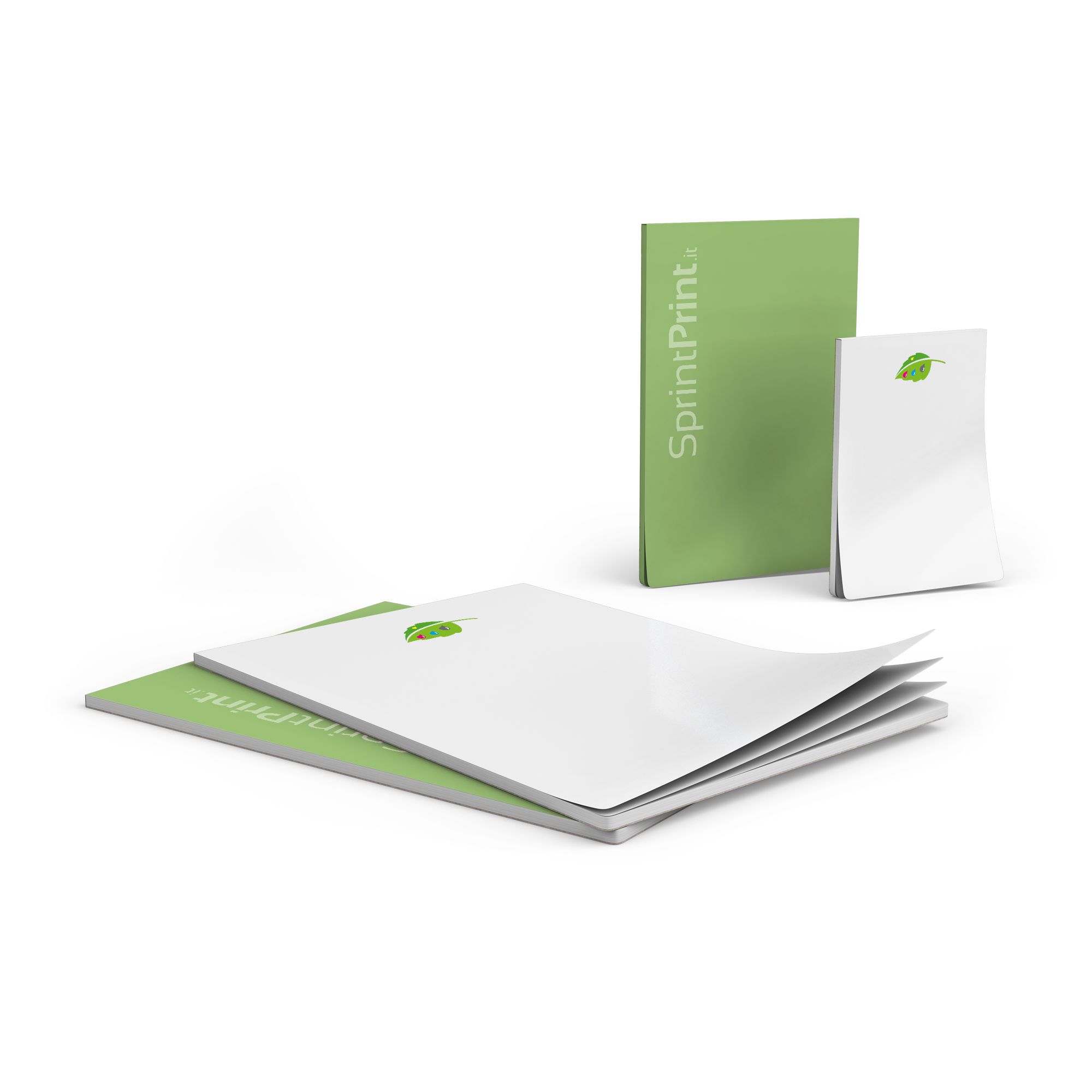 Block notes con copertina incollata