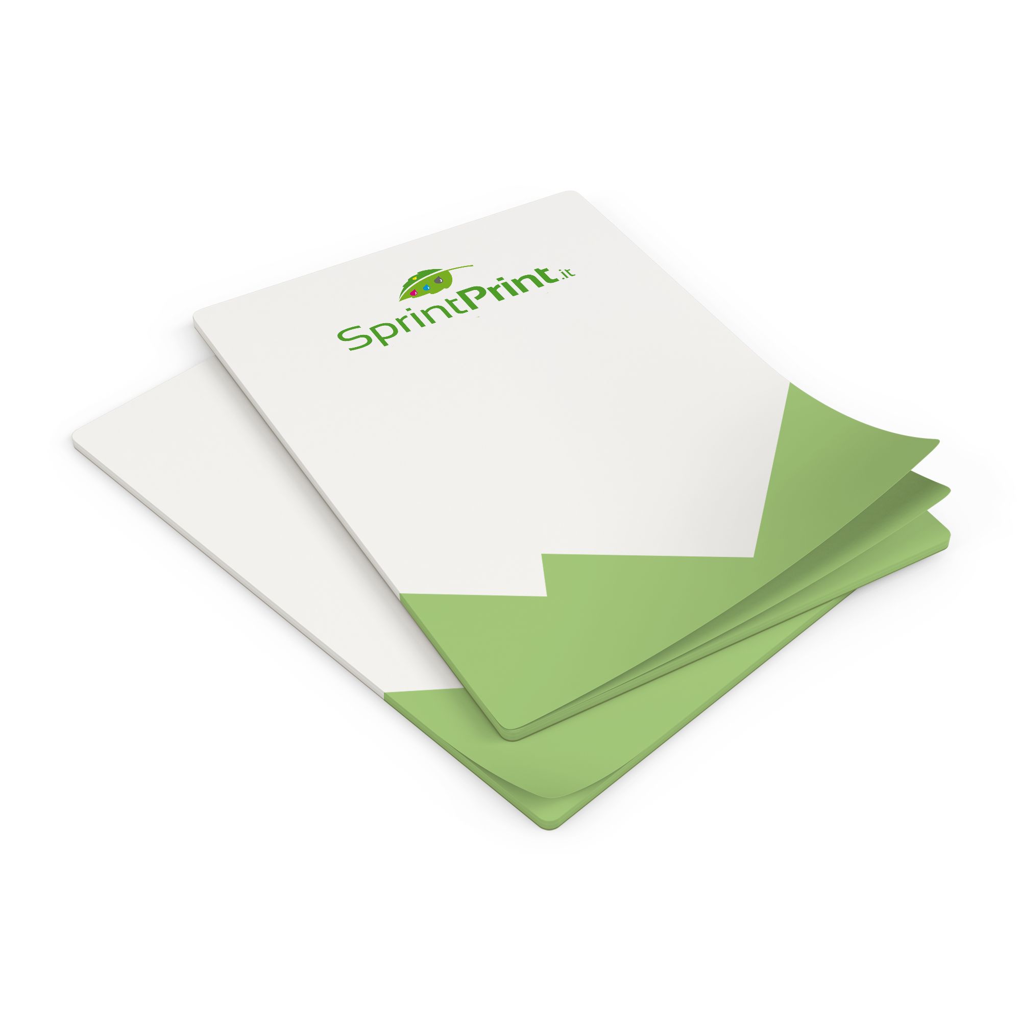 Block notes con incollaggio