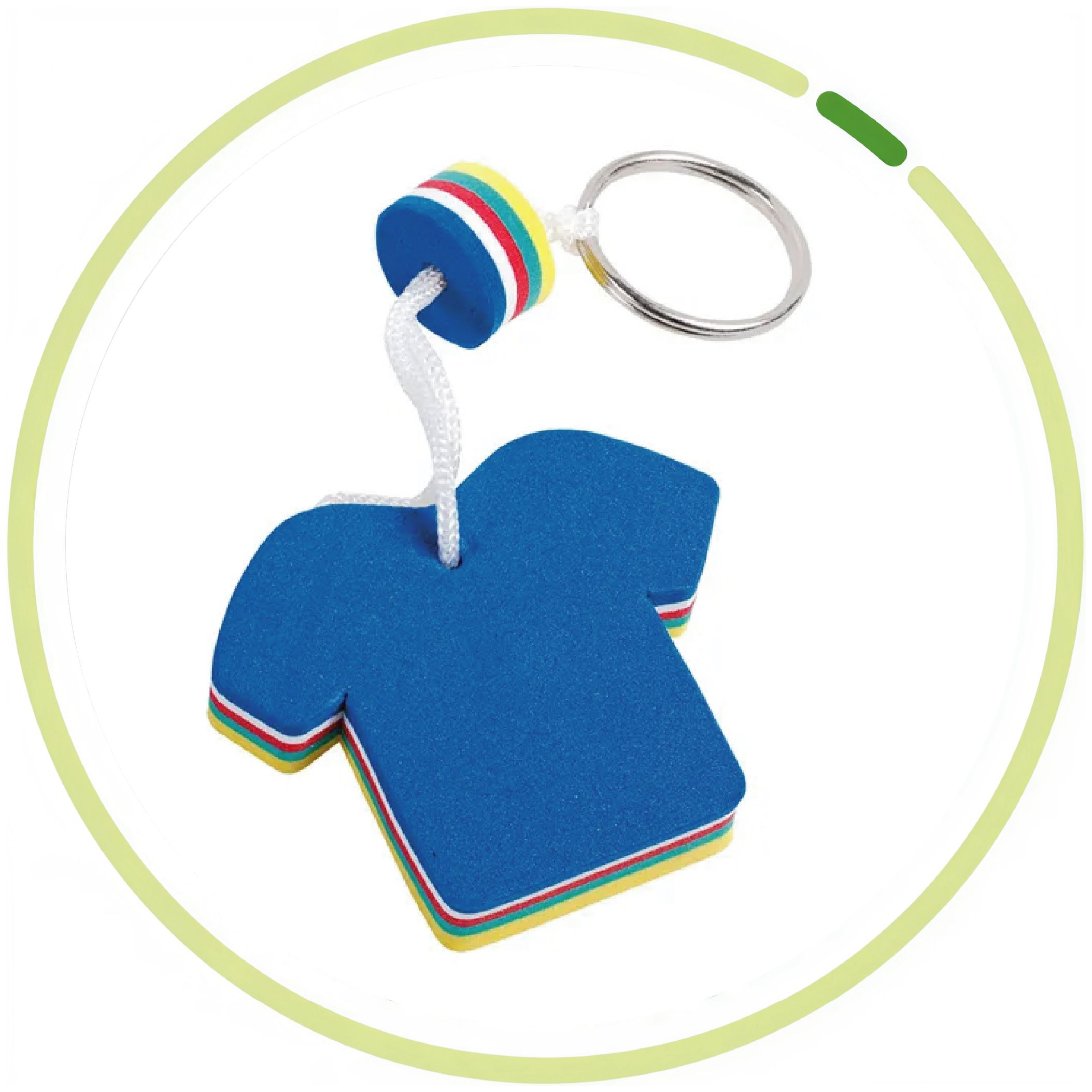 Portachiavi in gomma o sughero