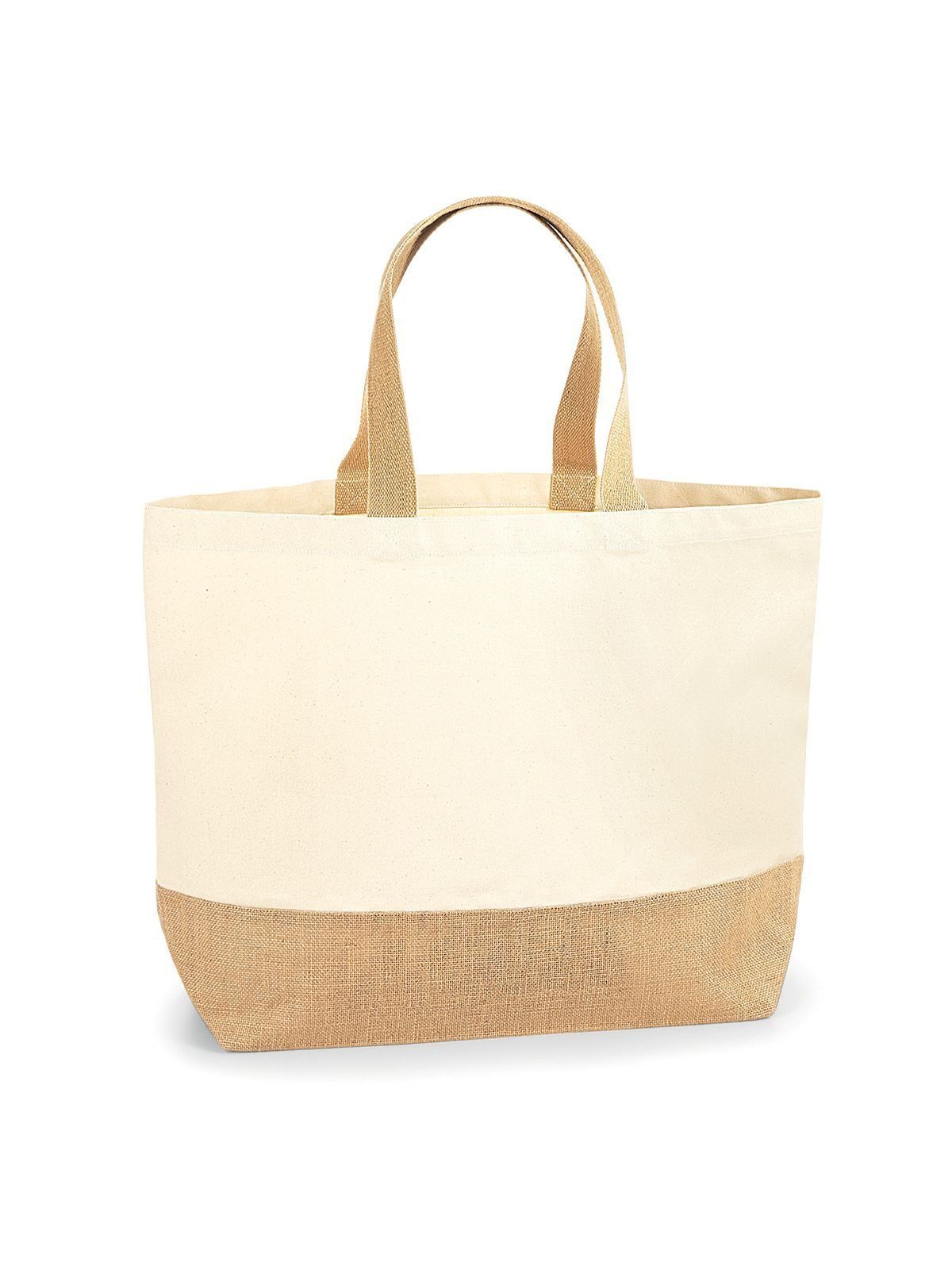 Jute Base Canvas Tote XL - Westford Mill