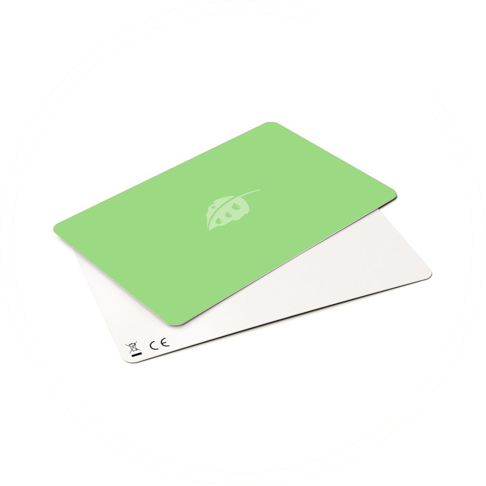 Tesserini in plastica bianchi