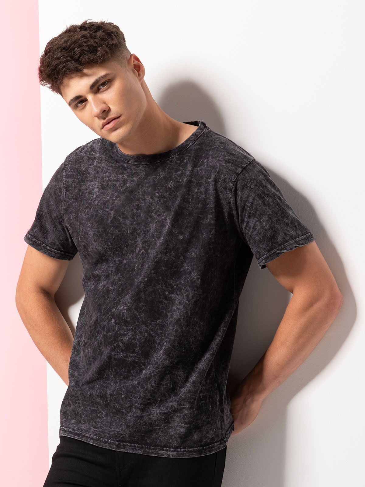 Unisex Washed Band T - Skinnifit