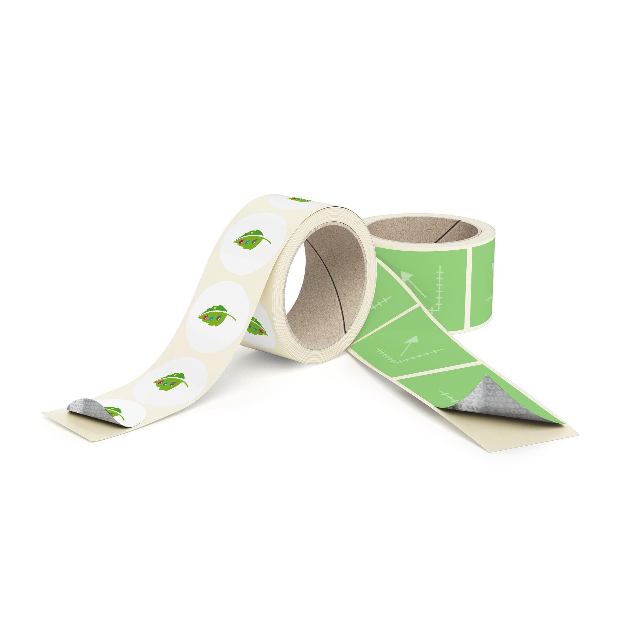 Etichette di sicurezza in bobina, su misura