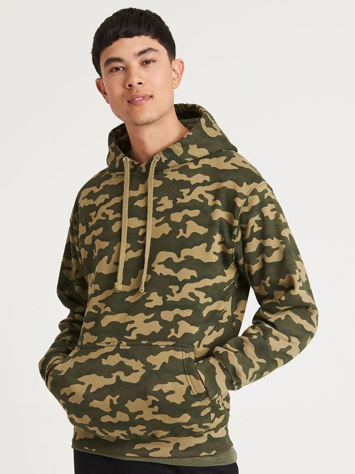 Camo Hoodie - Just Hoods by AWDis
