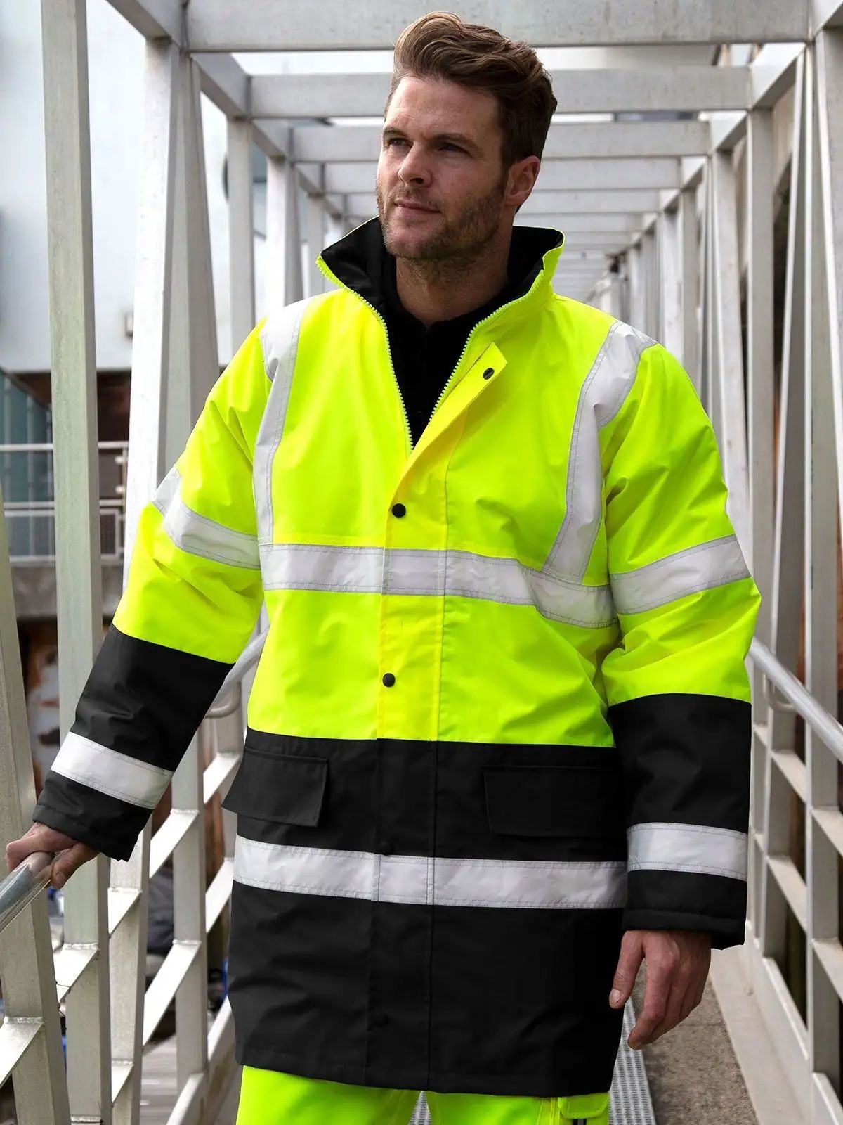 Motorway 2-Tone Safety Coat - Result