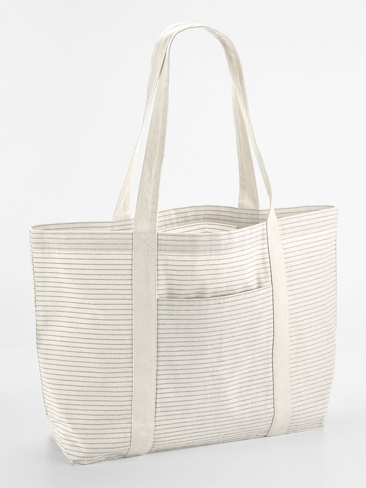 Striped Organic Cotton Shopper - Westford Mill