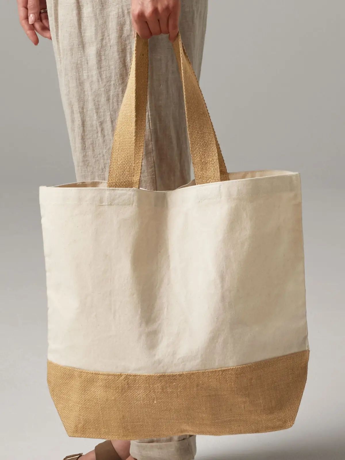 Jute Base Canvas Tote - Westford Mill