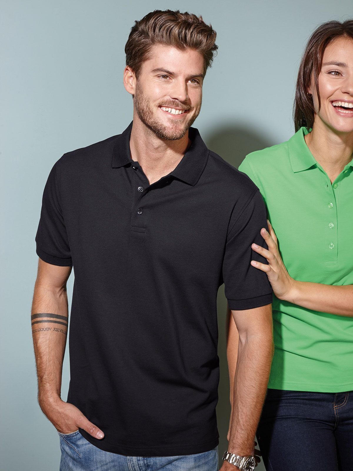 Men's Elastic Polo Piqué - Daiber
