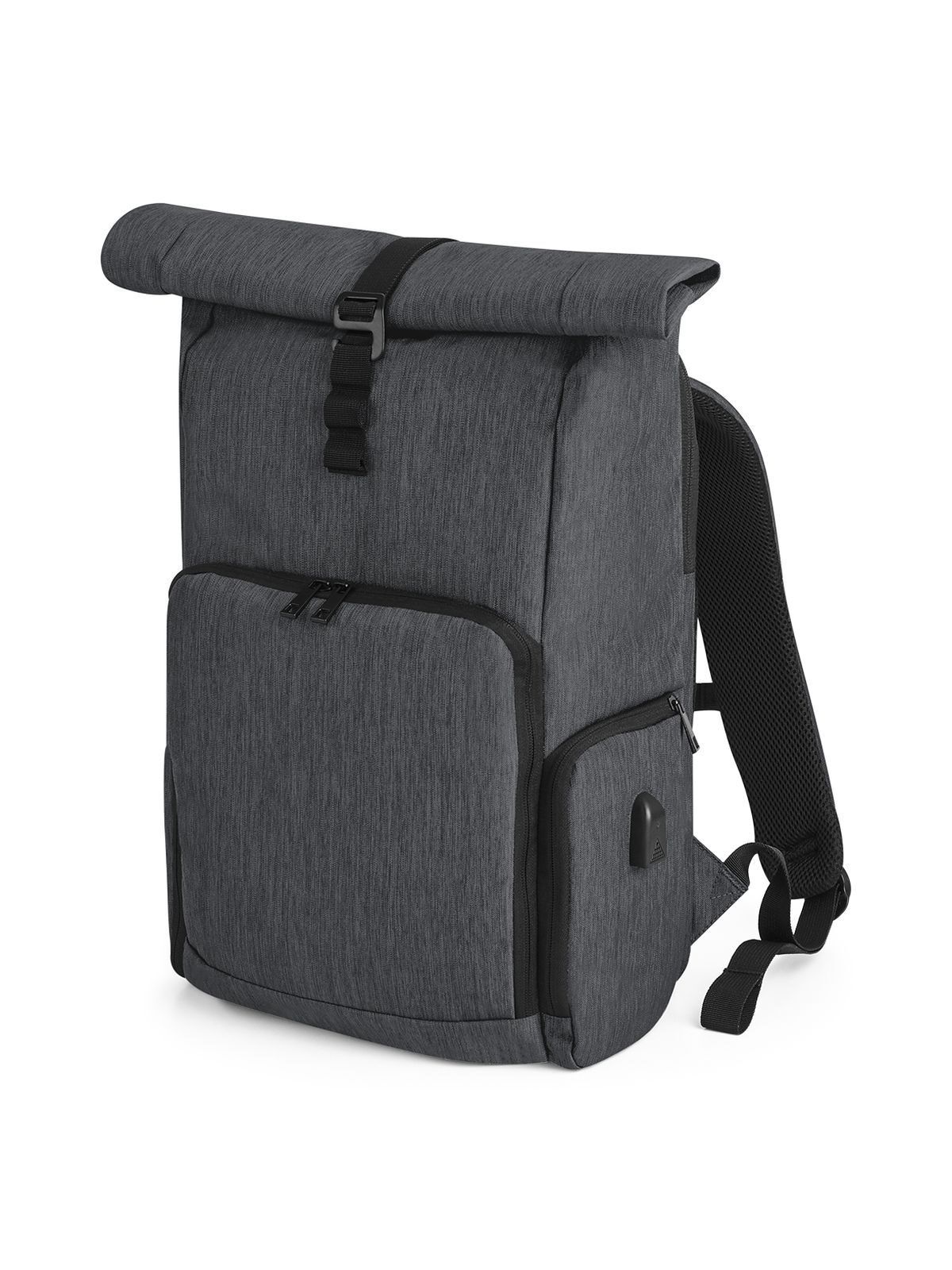 Q-Tech Charge Roll-Top Backpack - Quadra