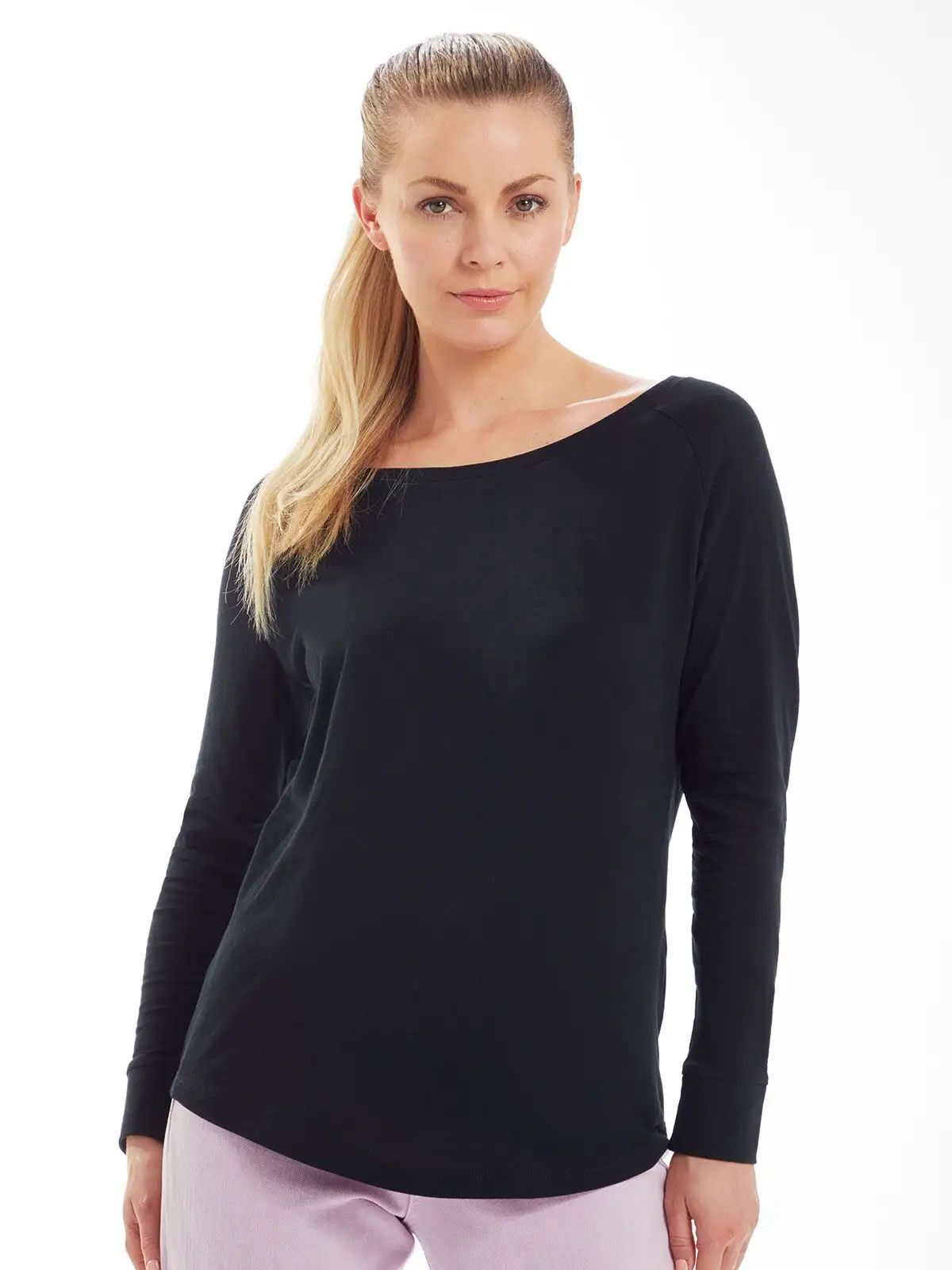 Women's Loose Fit Long Sleeve T - Mantis