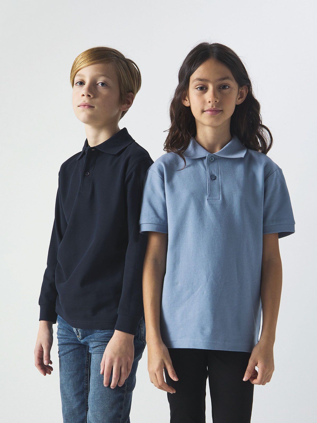 Evolution Polo Bambino Maniche lunghe - Black Spider