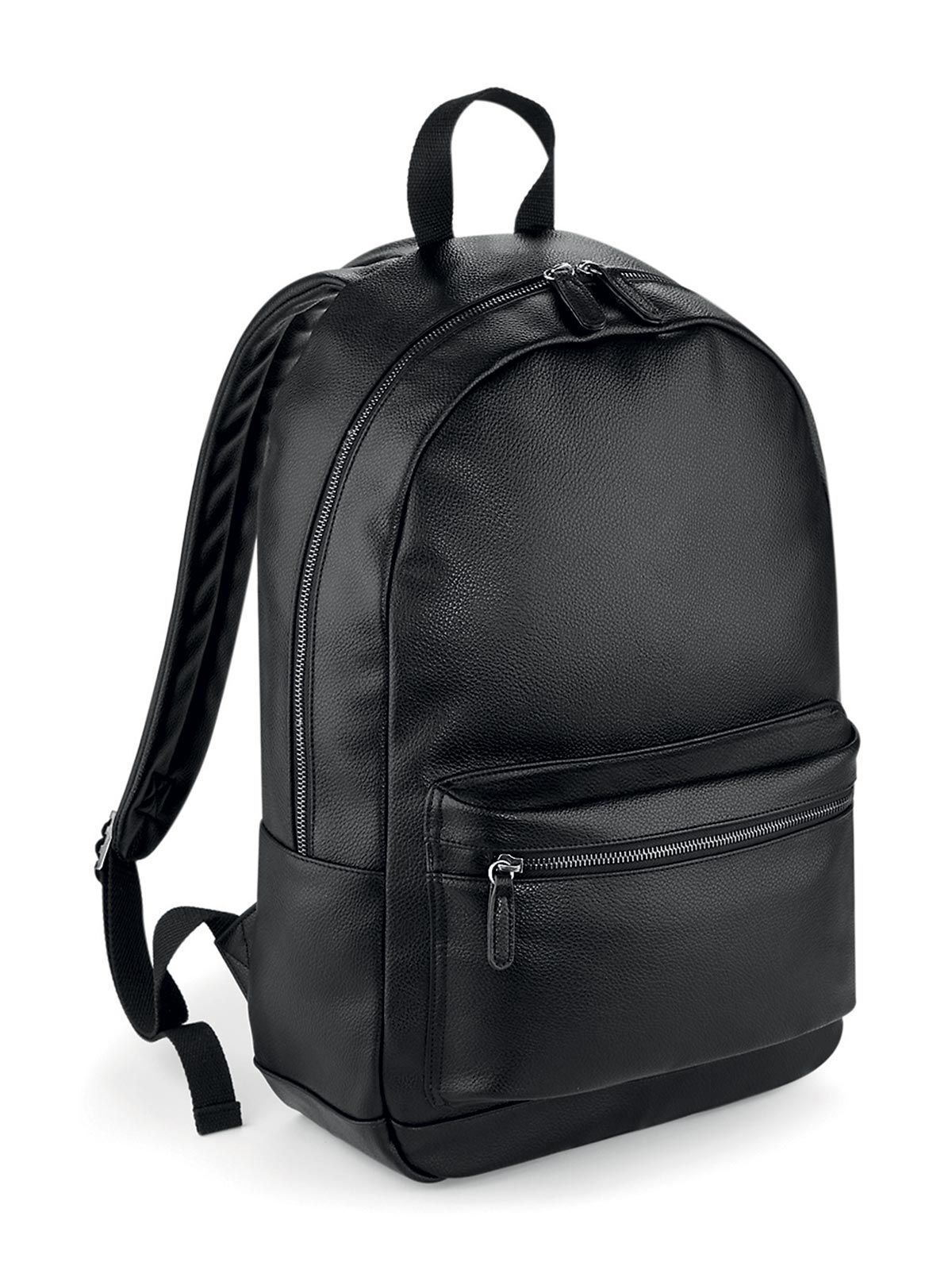 Faux Leather Fashion Backpack - Bag Base