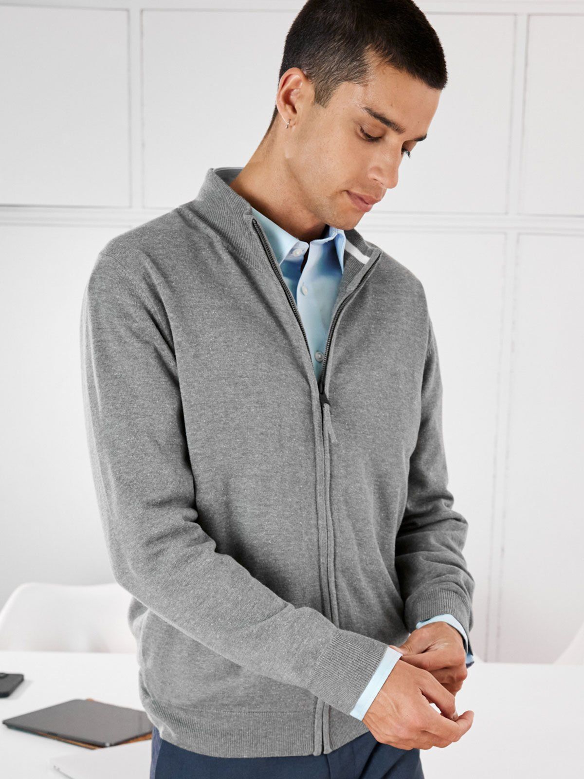 Men's Zip Cardigan - Daiber