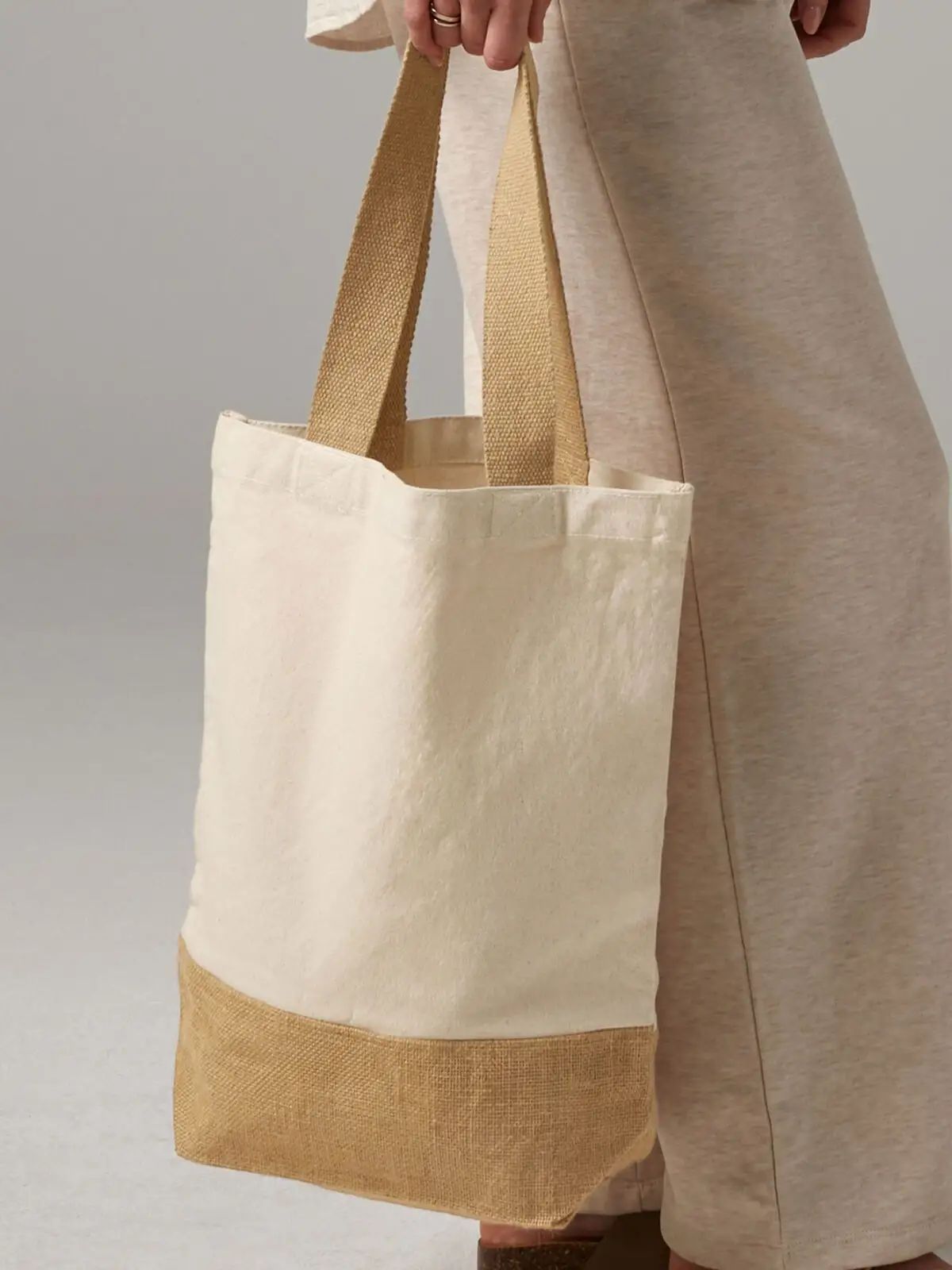 Jute Base Canvas Shopper - Westford Mill
