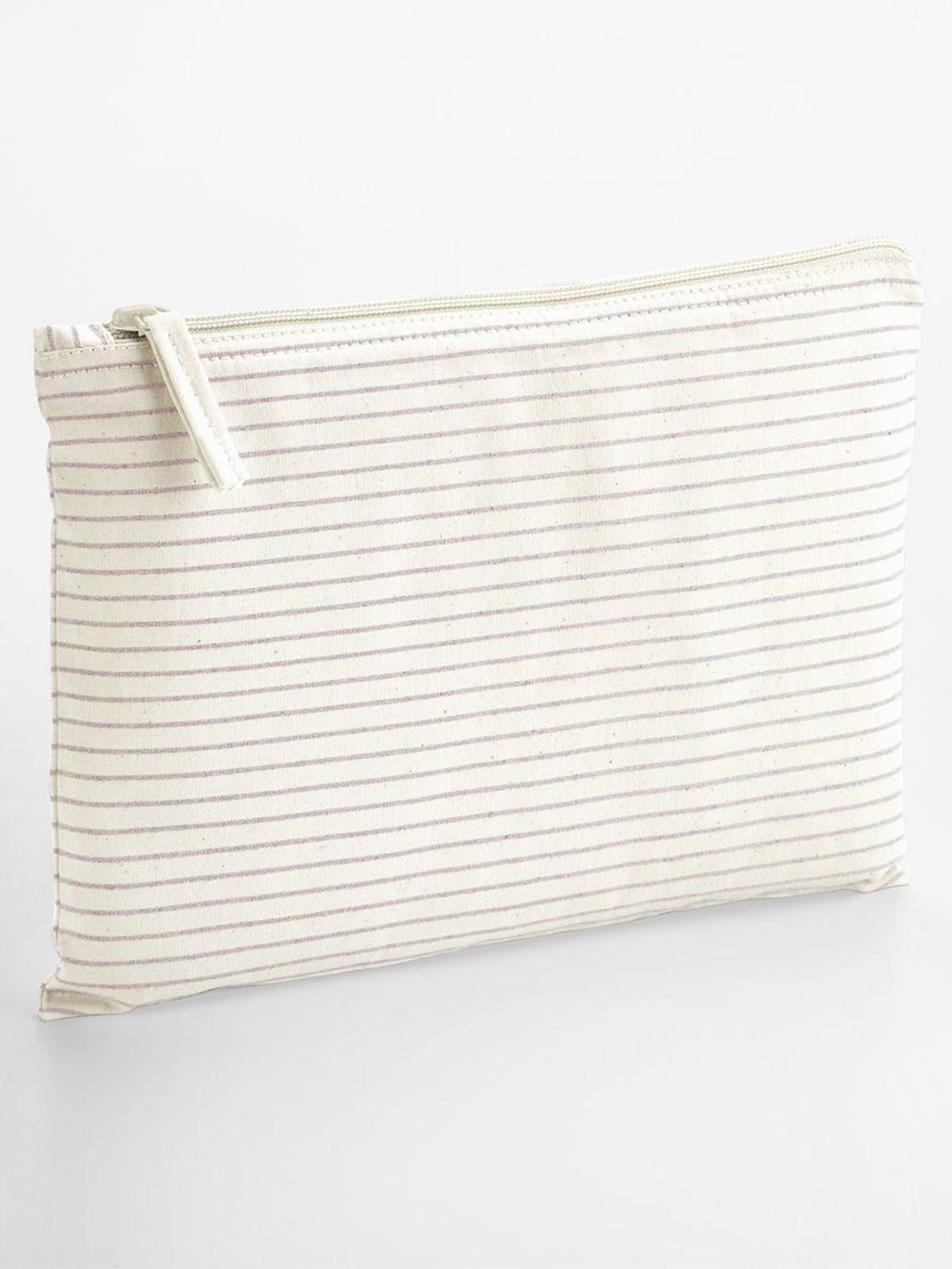 Striped Organic Cotton Accessory Pouch - Westford Mill