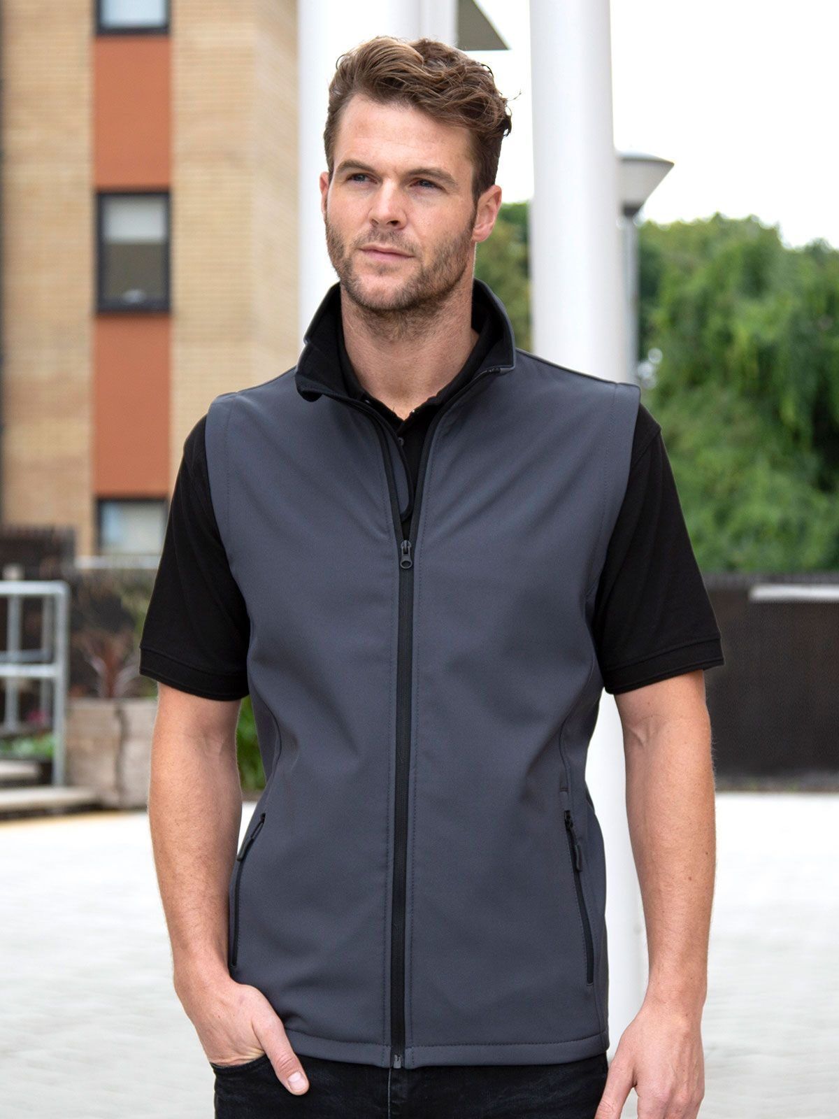 Softshell bodywarmer stampabile - Result