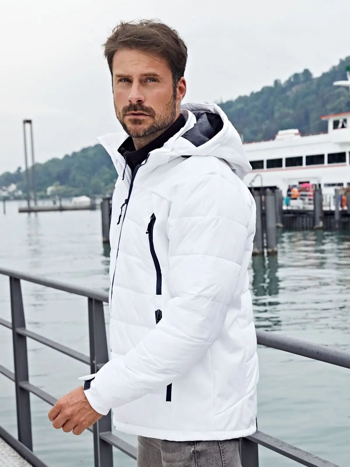 Men's Outdoor Hybrid Jacket - James & Nicholson