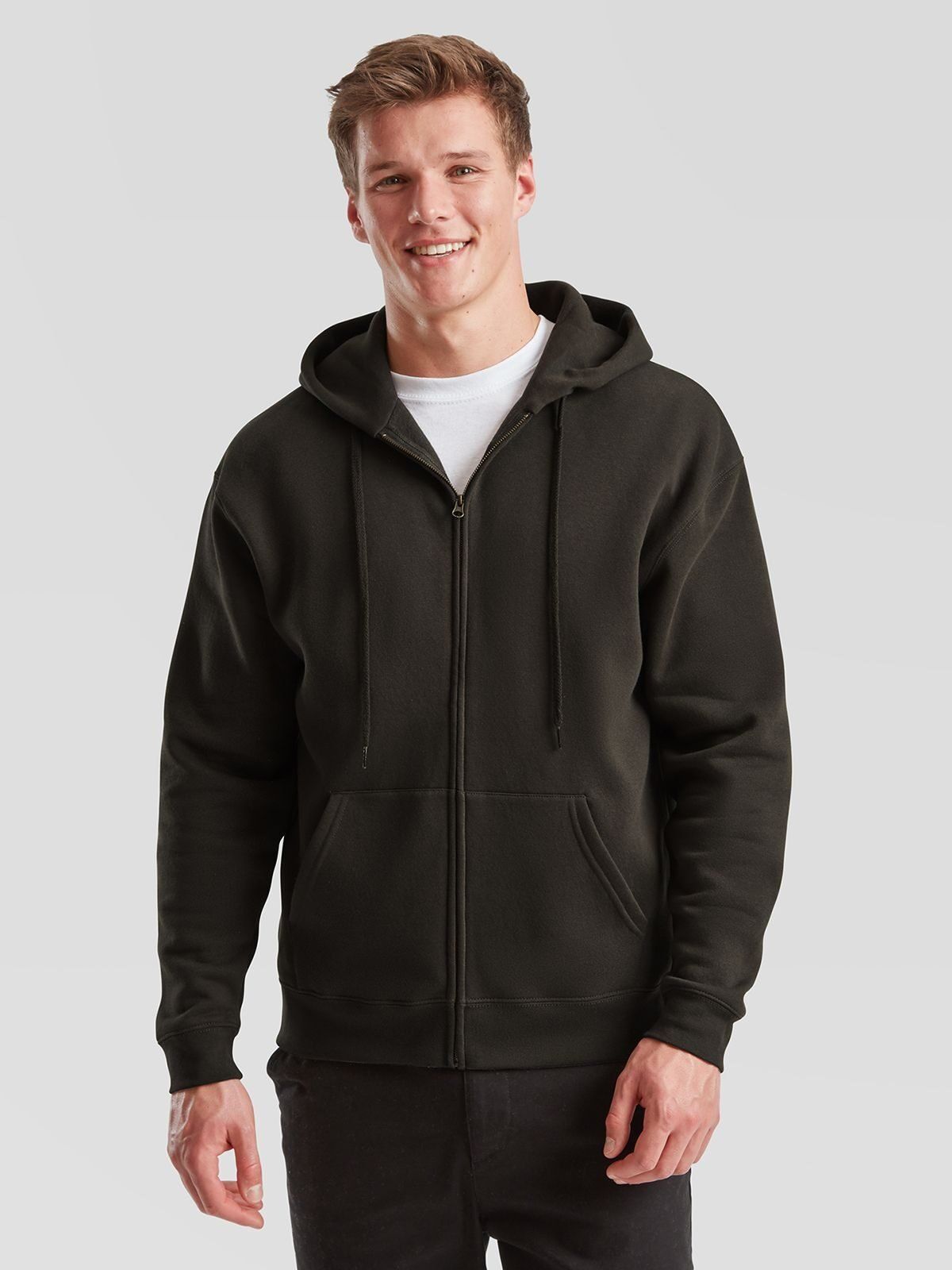 Premium Hooded Sweat Jacket - Fruit of the Loom