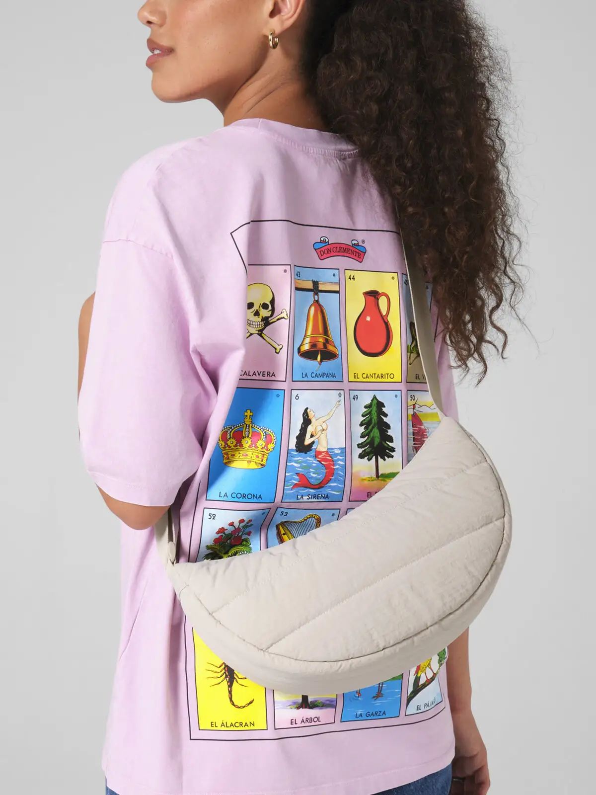 Quilted Cross Body Bag - Bag Base