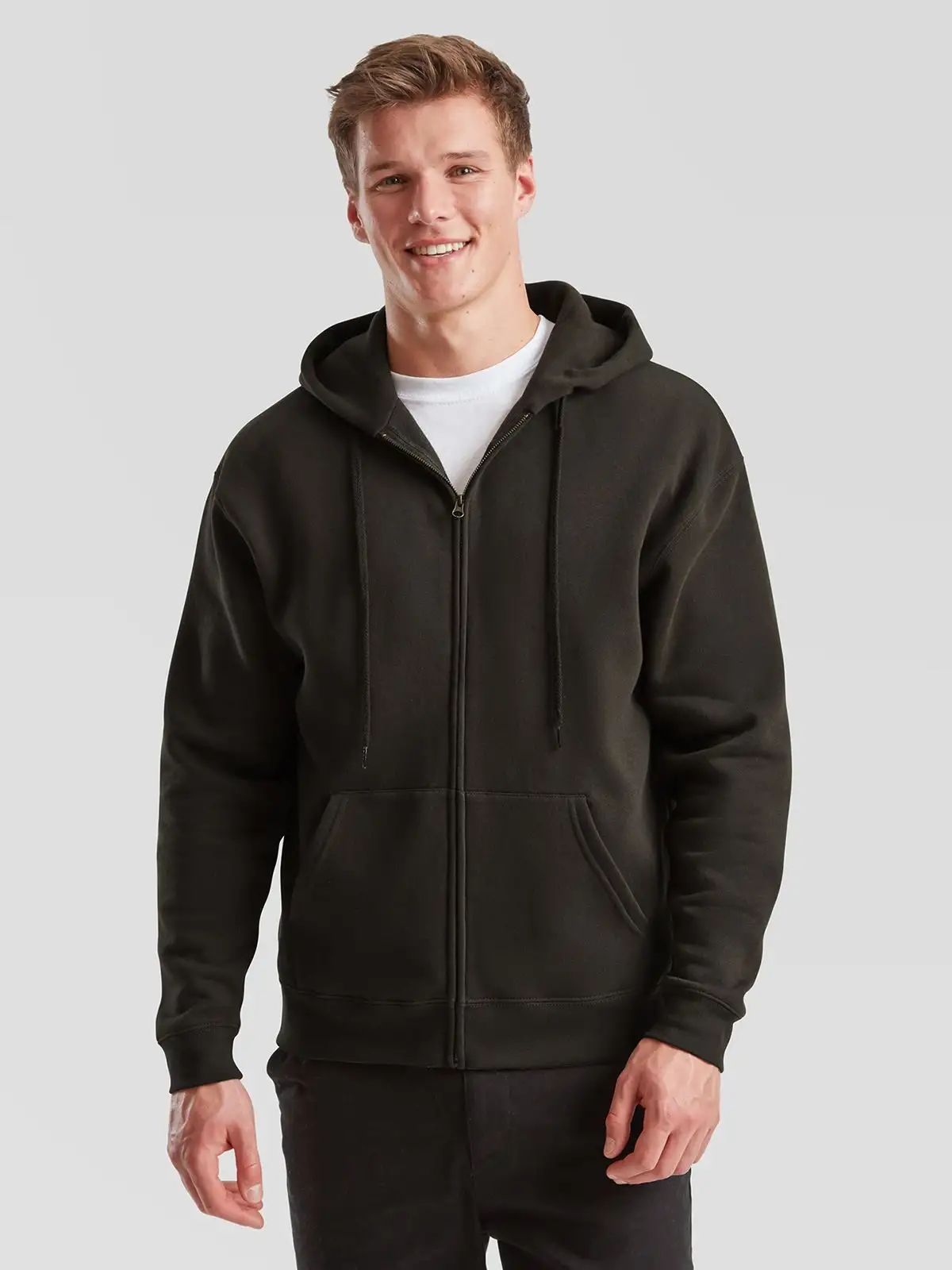 Premium Hooded Sweat Jacket - Fruit of the Loom