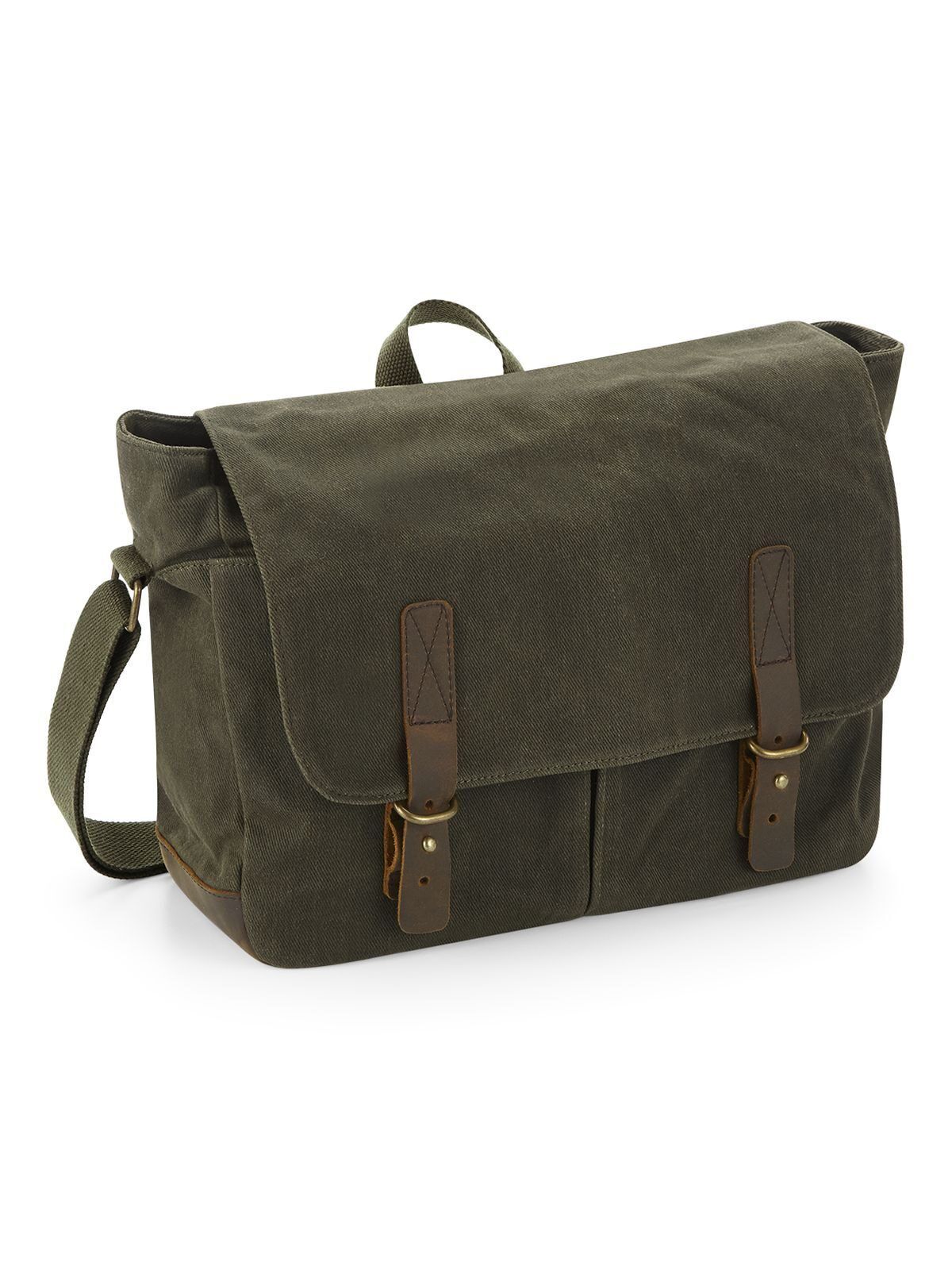 Heritage Waxed Canvas Messenger - Quadra