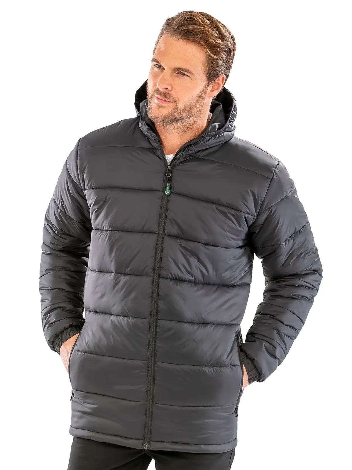 Recycled hooded padded parka - Result